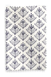 Laura Ashley French Navy Blue Lady Fern Made To Measure Curtains - Image 9 of 9