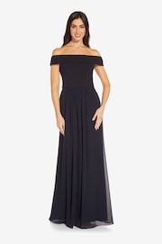 Adrianna Papell Crepe Chiffon Gown - Image 3 of 5
