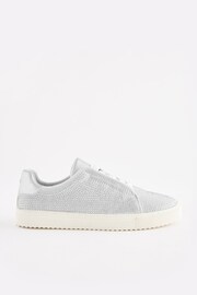Silver Forever Comfort® Bling Chunky Lace-Up Trainers - Image 4 of 7
