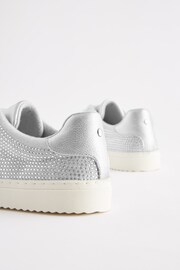 Silver Forever Comfort® Bling Chunky Lace-Up Trainers - Image 7 of 7