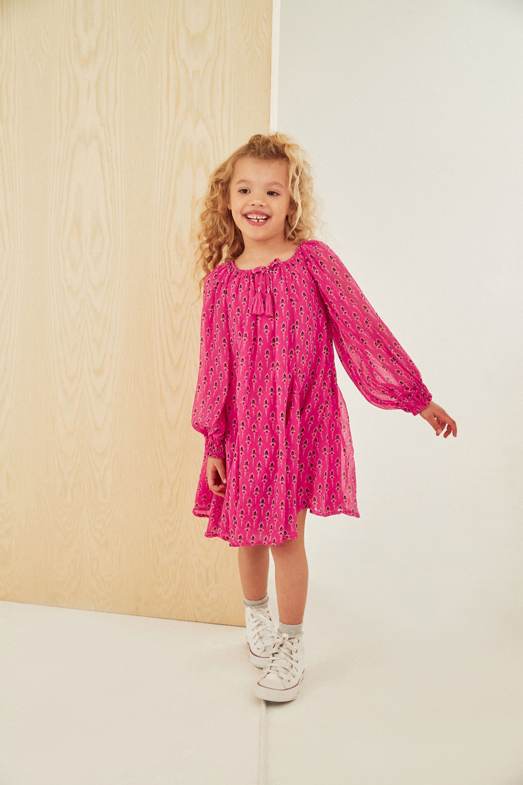 Buy Mint Velvet Pink Celia Dress from Next Luxembourg