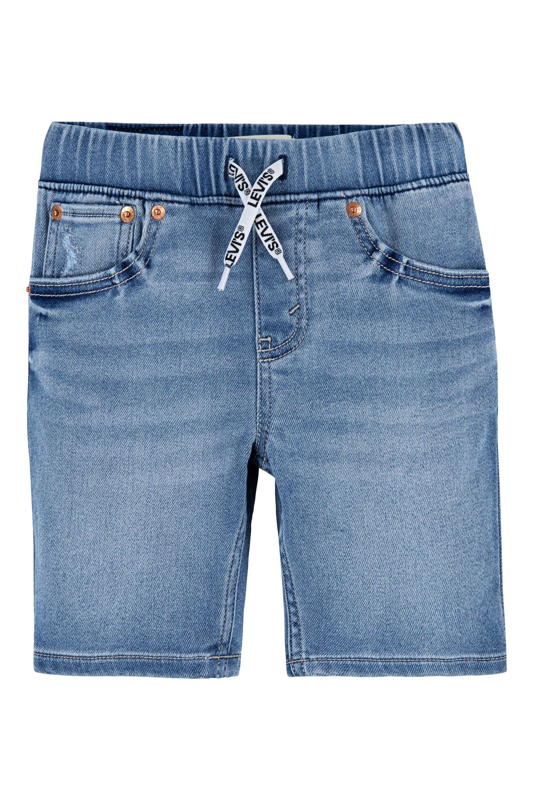 Pull on blue jean shorts online