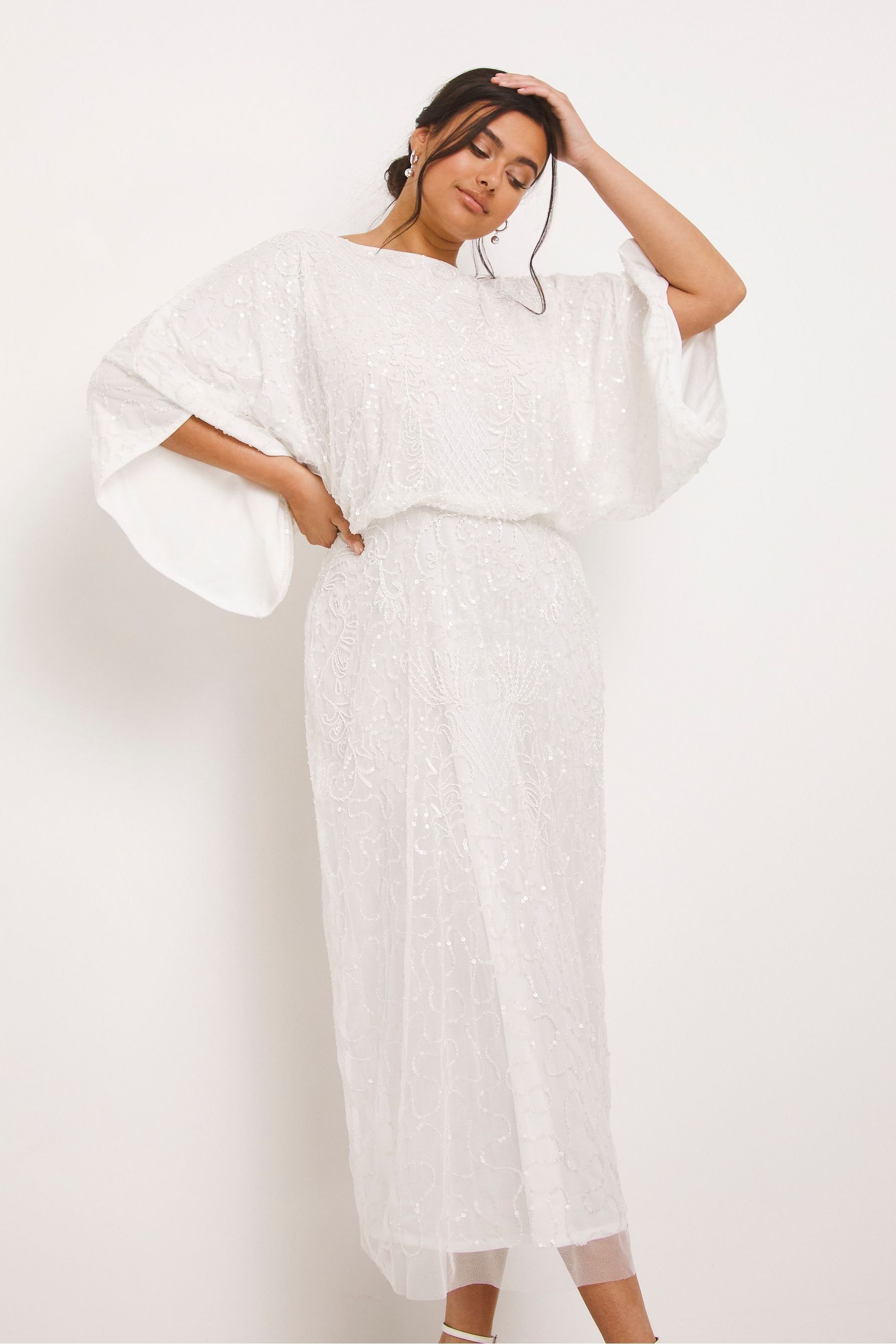 Joanna hope beaded bodice maxi dress clearance
