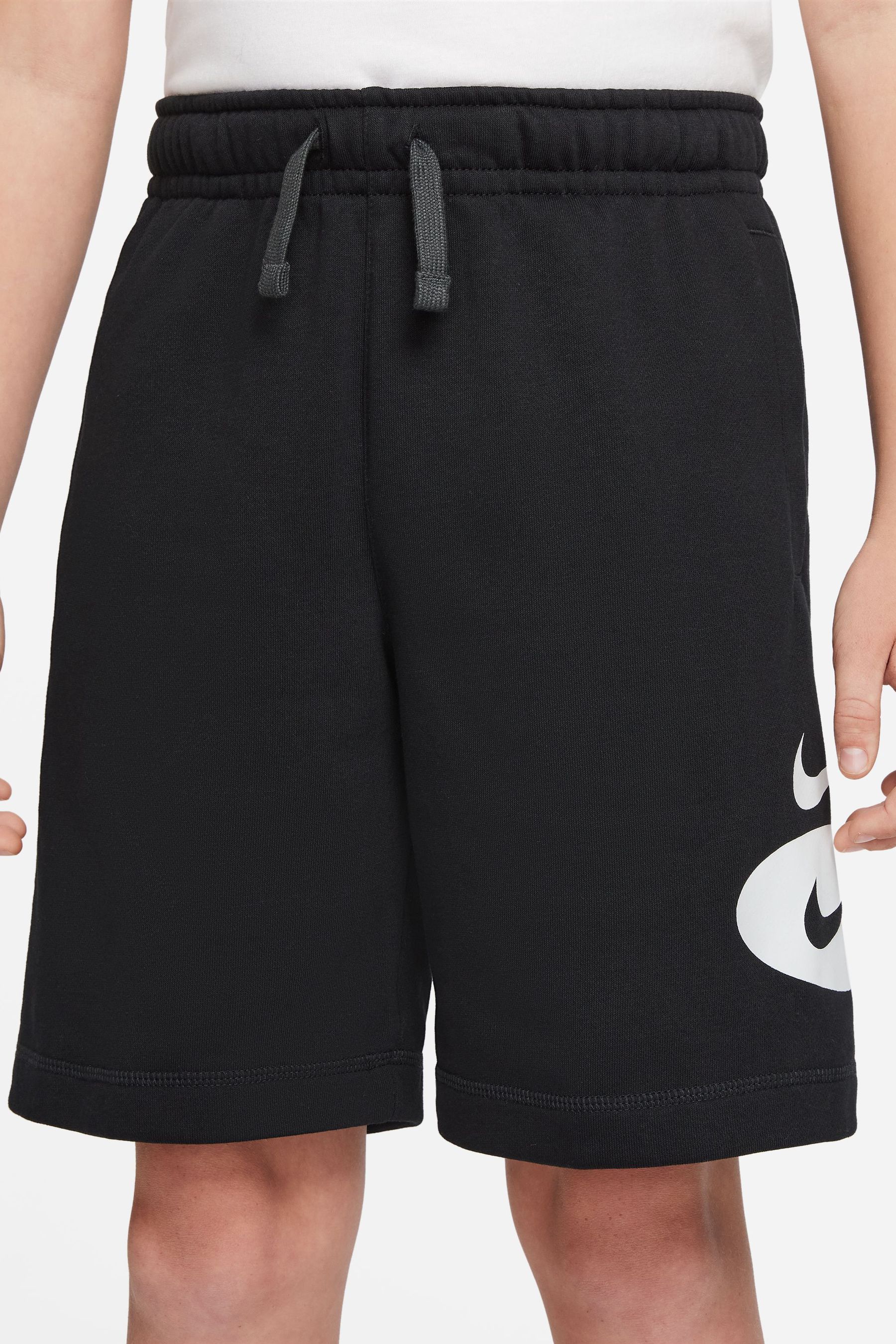 Buy Nike Black Double Swoosh Shorts from Next Luxembourg