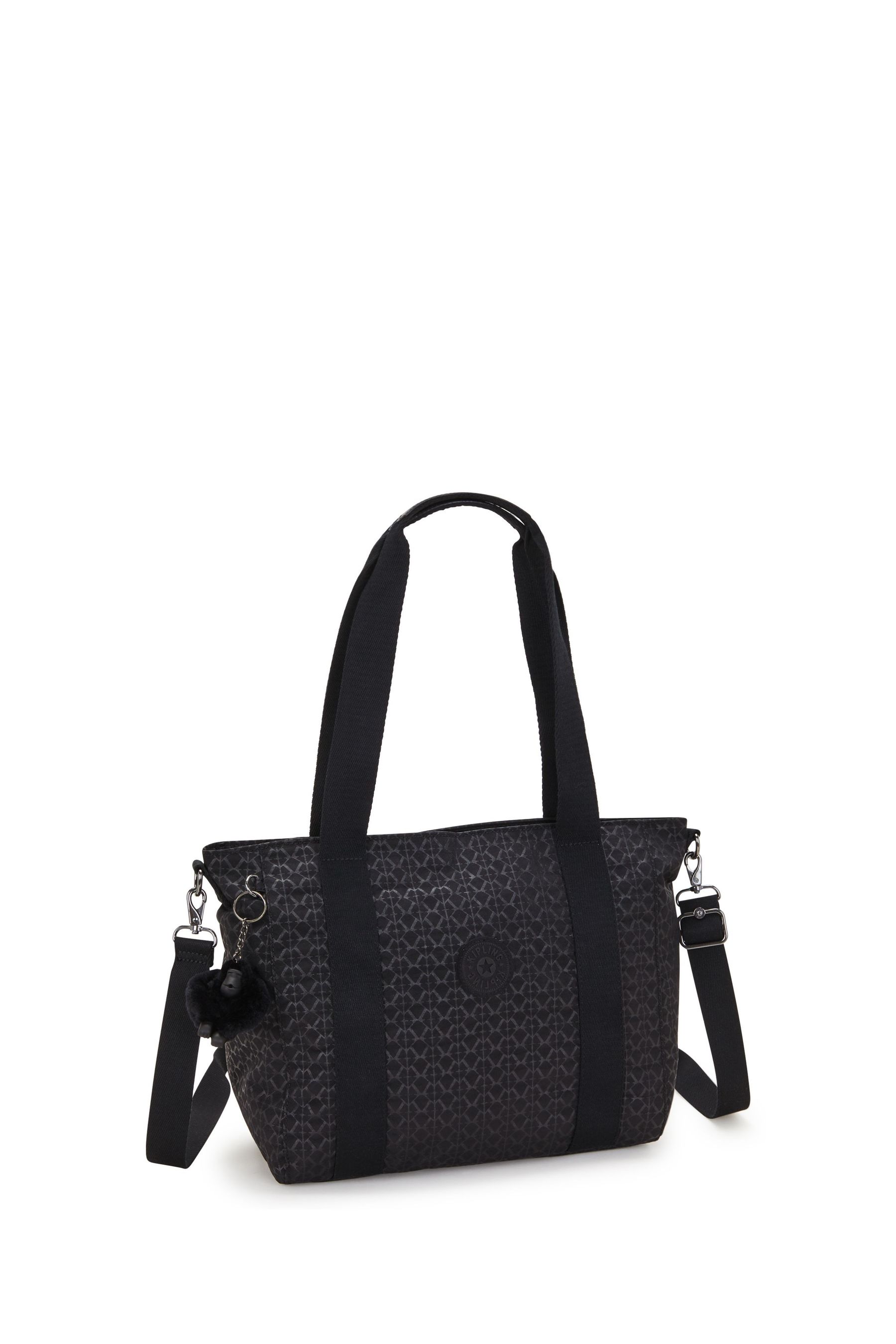 Buy Kipling Asseni S Signature Black Emboss Tote Bag from the Next UK online shop