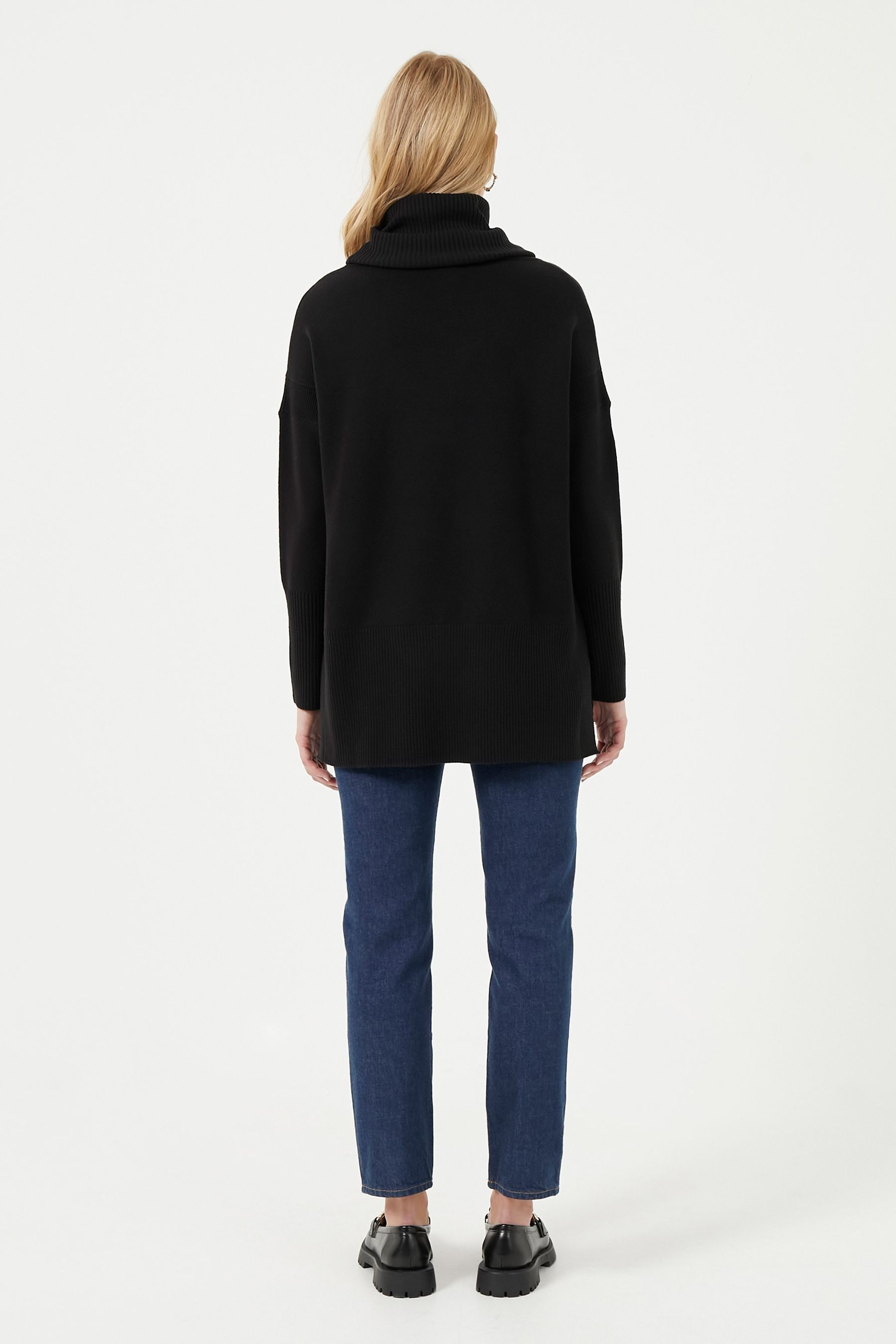 French connection babysoft cowl neck jumper top