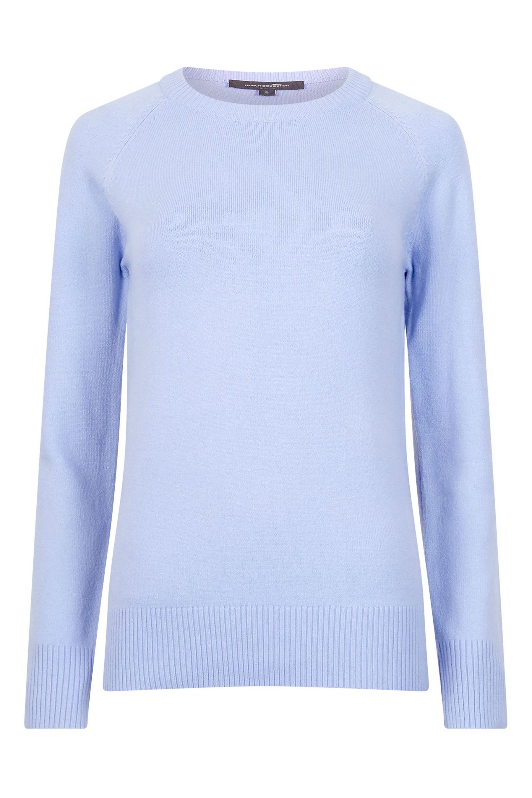 Buy French Connection Blue Babysoft Raglan Crew Neck Jumper from Next Luxembourg