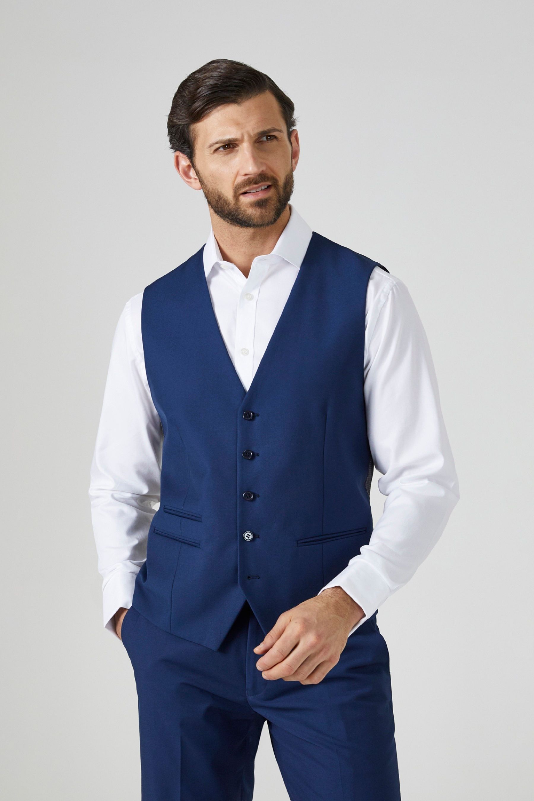 Next waistcoat blue store