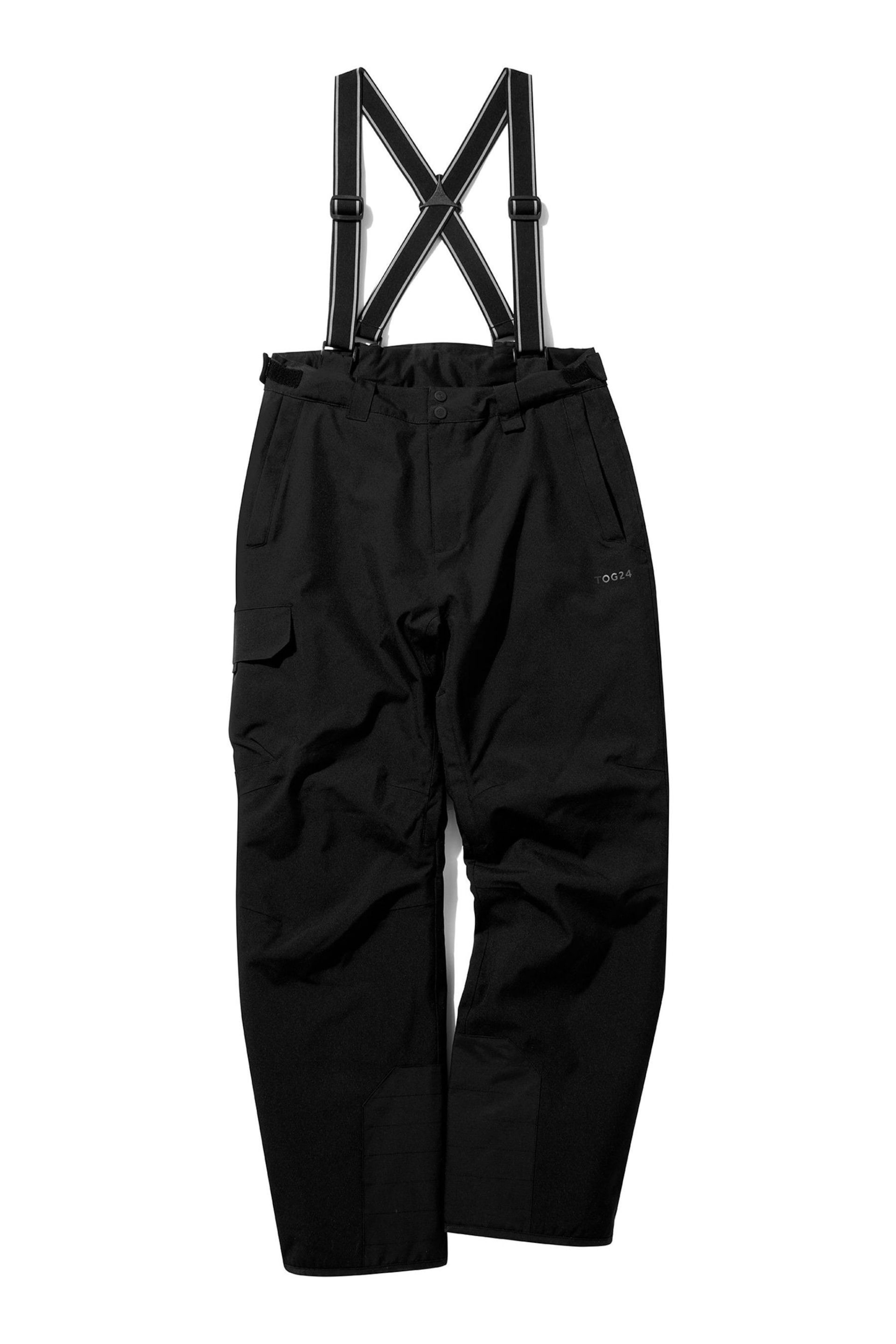 Tog 24 Black Hurricane Ski Salopettes Trousers - Image 4 of 4