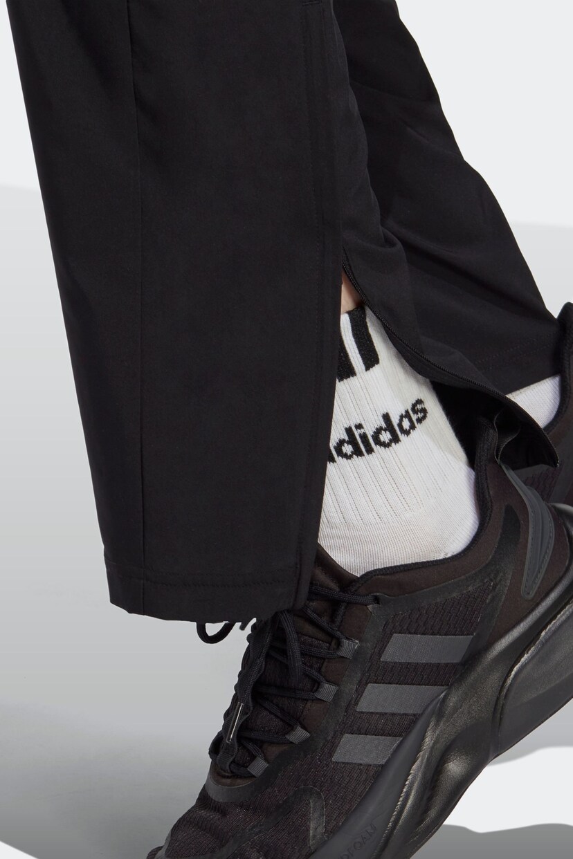 adidas Black Sportswear AEROREADY Essentials Stanford Open Hem Joggers - Image 4 of 5