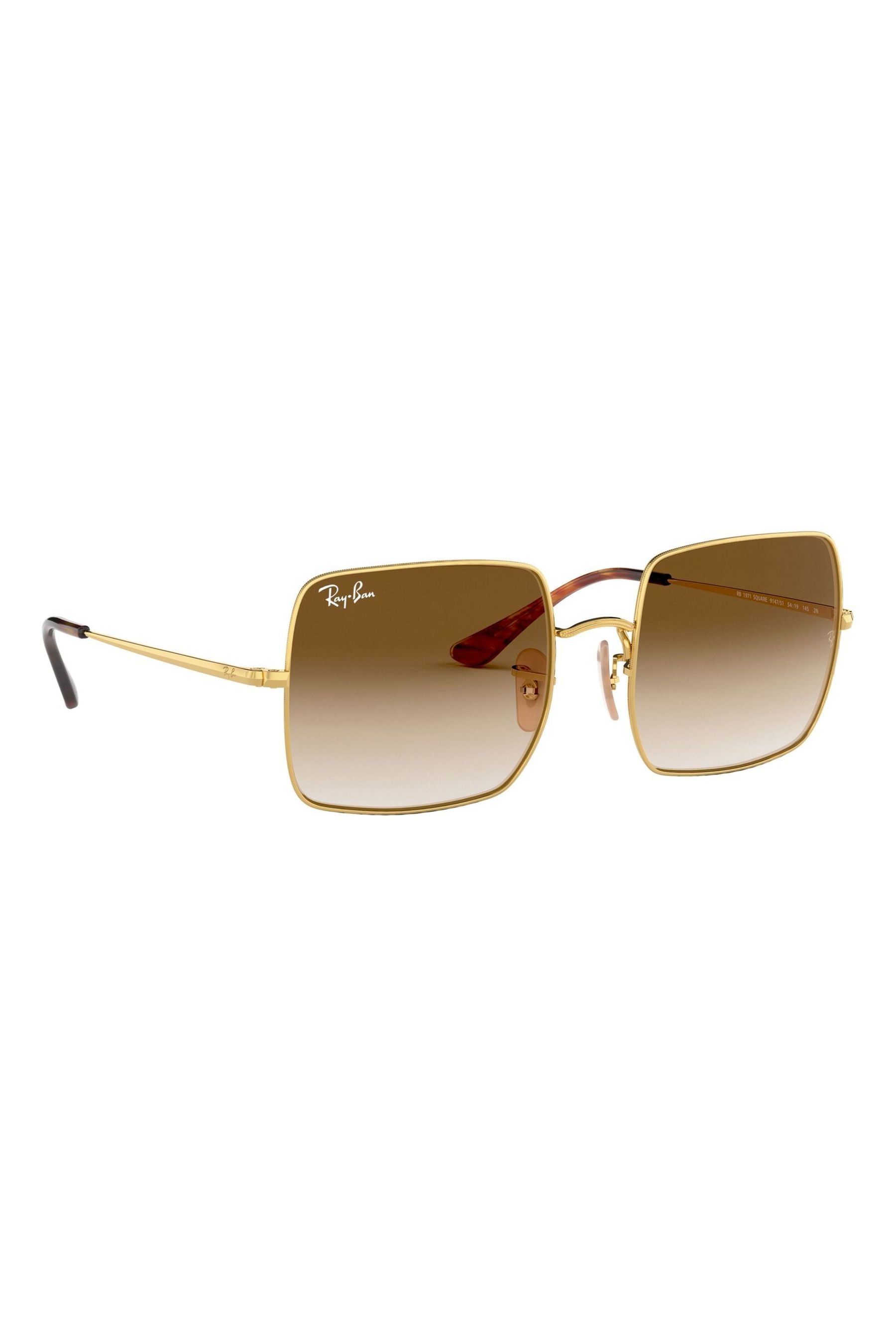 Ray ban square gold frame on sale