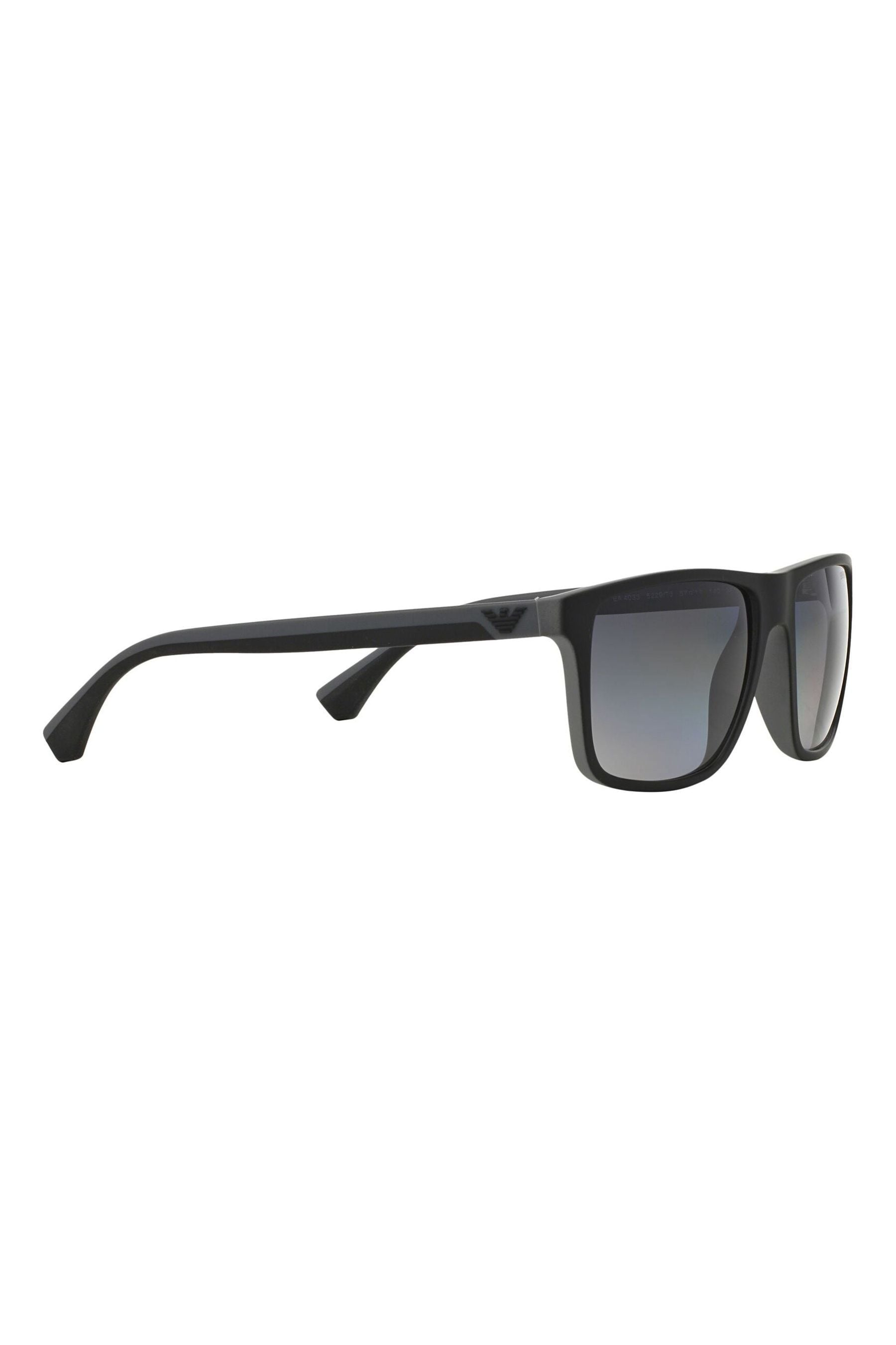 Buy Emporio Armani Black Polarised Lens Sunglasses from Next Belgium