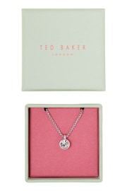 Ted Baker Silver Tone SININAA: Crystal Pendant Necklace - Image 8 of 8