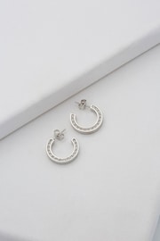 Ted Baker SENATTA: Crystal Hoop Earrings - Image 4 of 8