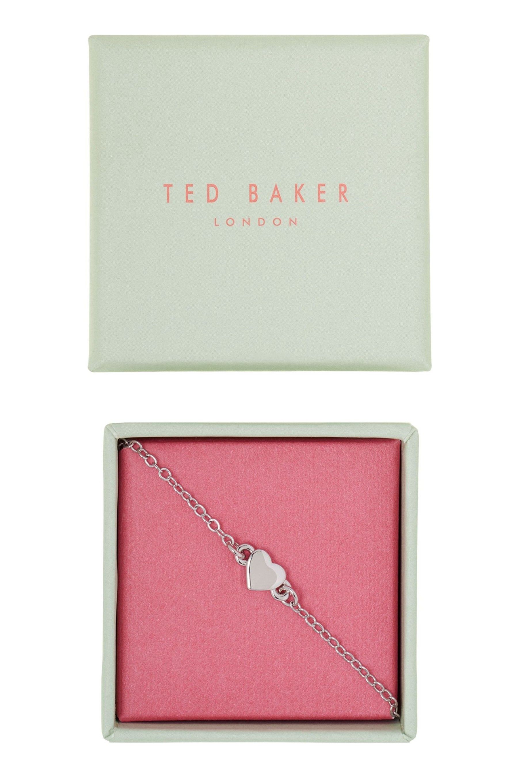 Buy Ted Baker Silver HARSAA Tiny Heart Adjustable Bracelet from Next Spain