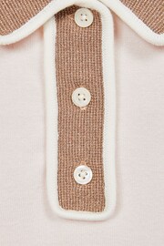 Reiss Pink Eliza Junior Lace Back Polo - Image 6 of 6