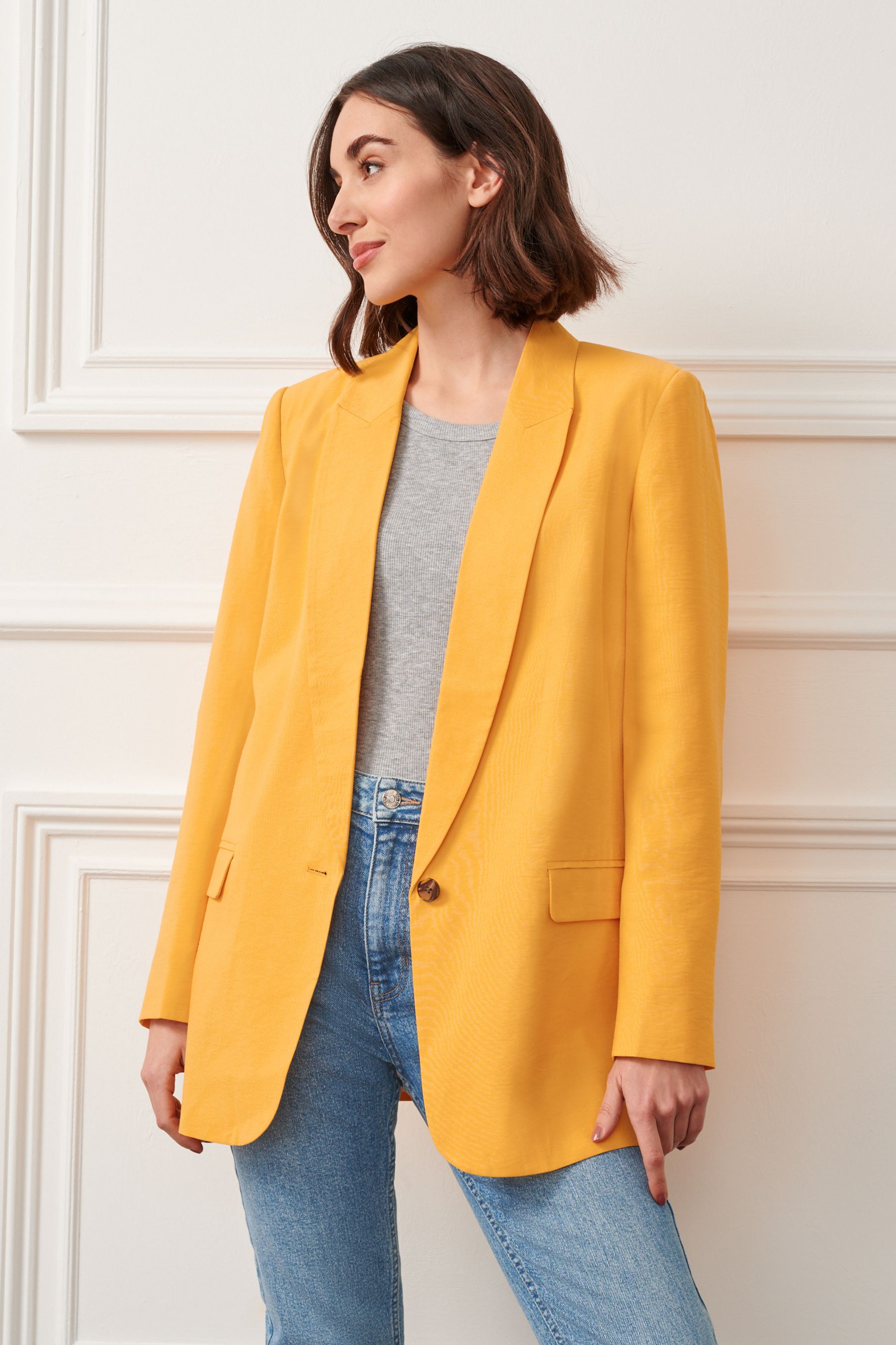 Next yellow blazer hotsell