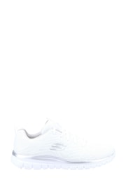 Skechers White Graceful Get Connected Sports Trainers - Image 1 of 3