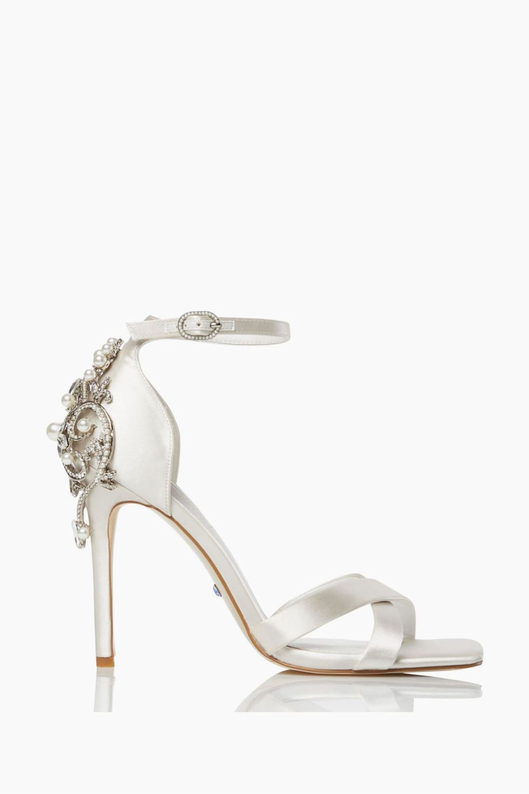 Dune pearl sandals top
