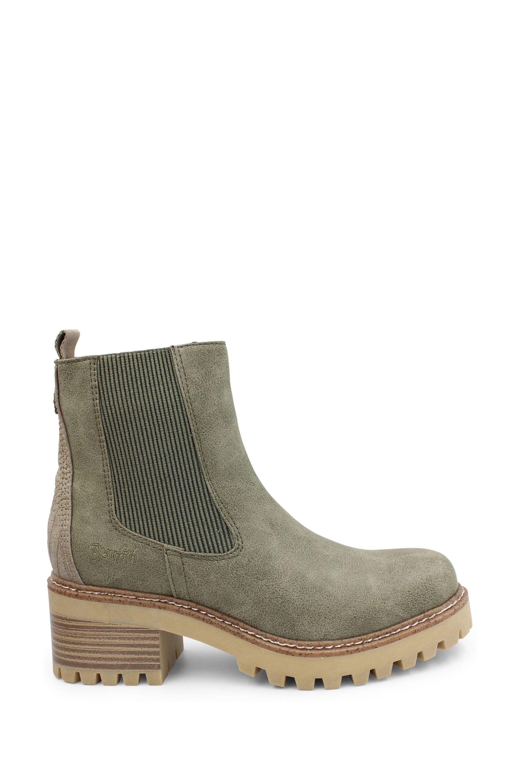 Buy Blowfish Malibu Womens Green Leven Moss Chelsea Boots from Next Luxembourg
