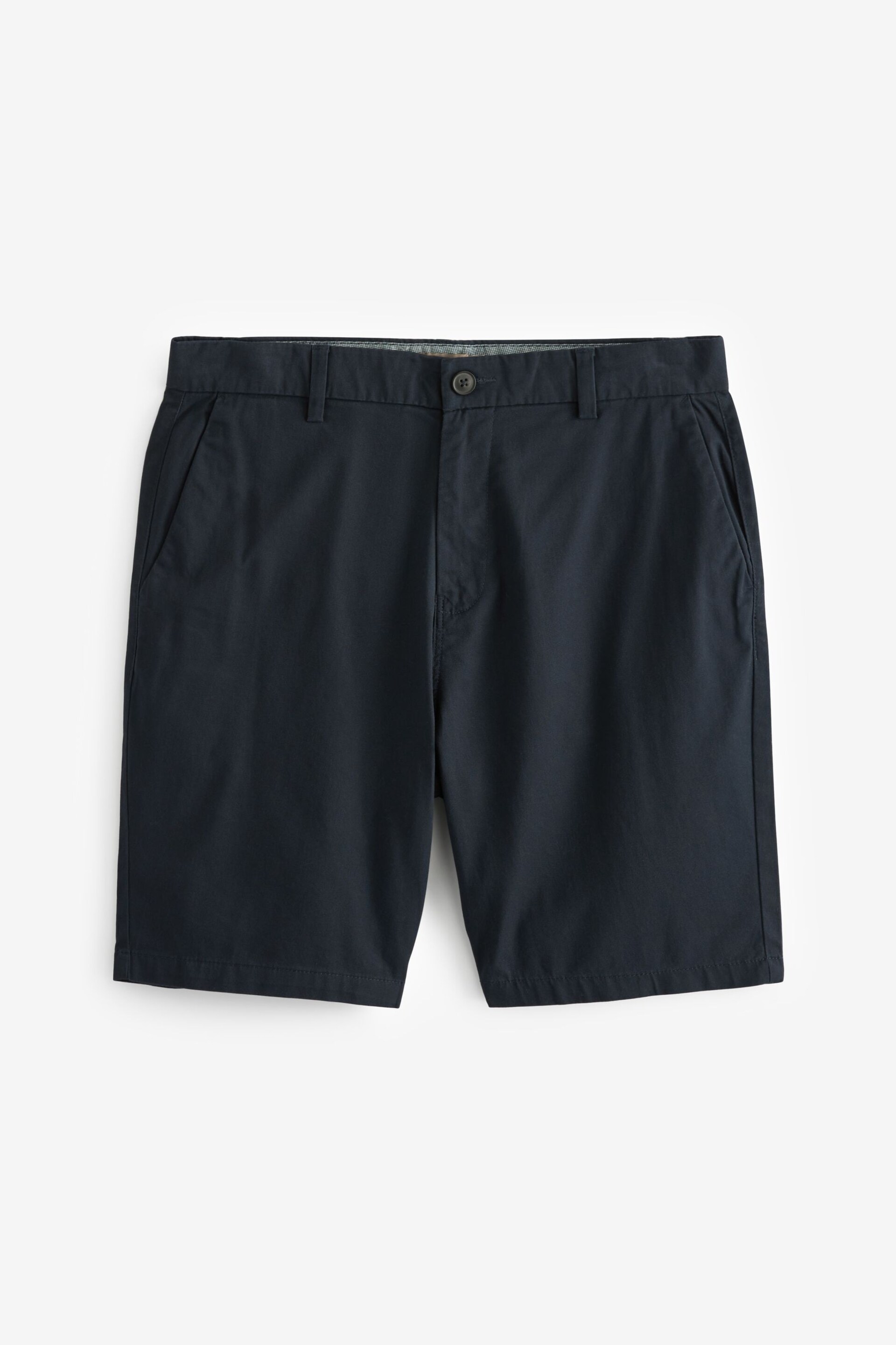 Navy Blue/Grey/Stone Straight Stretch Chinos Shorts 3 Pack - Image 2 of 11