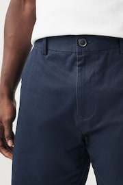 Navy Blue/Grey/Stone Straight Stretch Chinos Shorts 3 Pack - Image 9 of 11