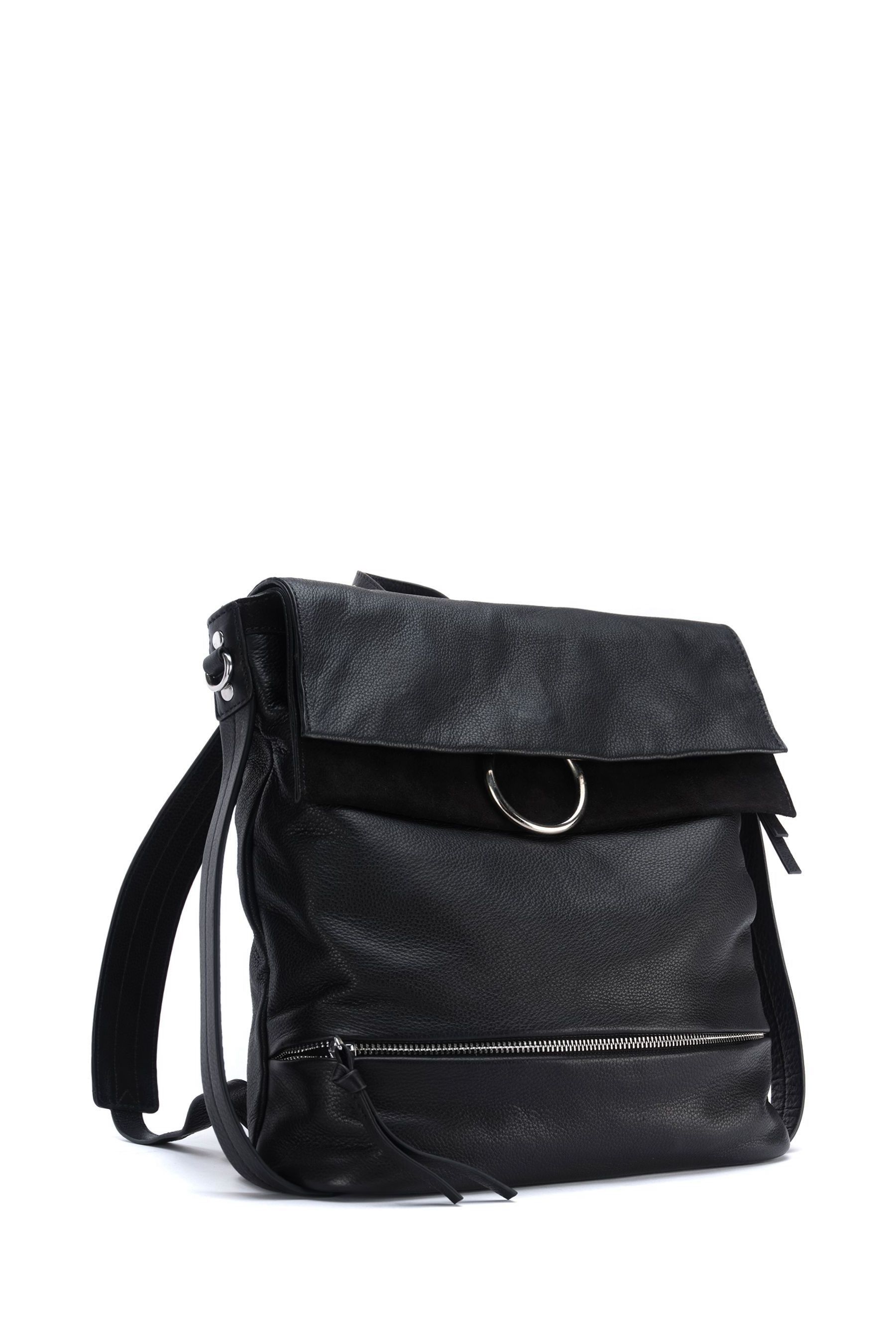 Buy Mint Velvet Black Leather Devon Backpack from Next Ireland