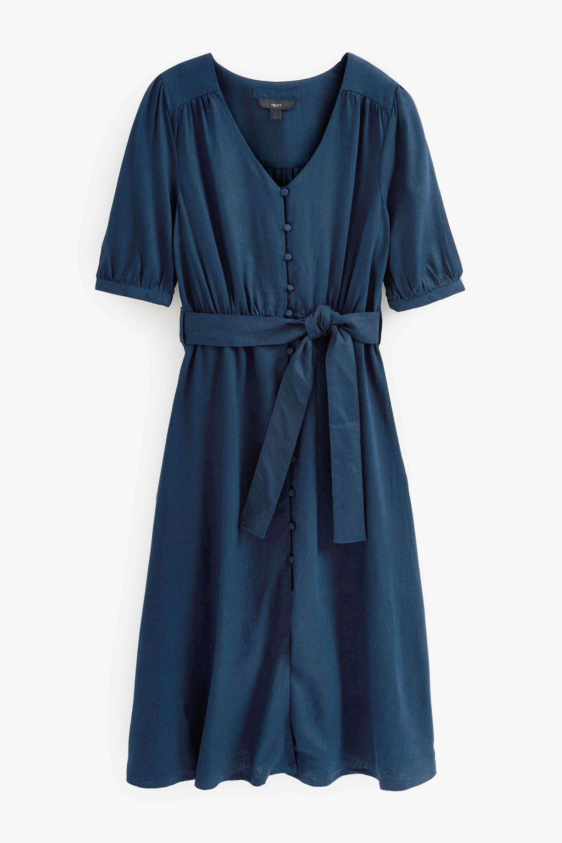Next navy linen dress clearance