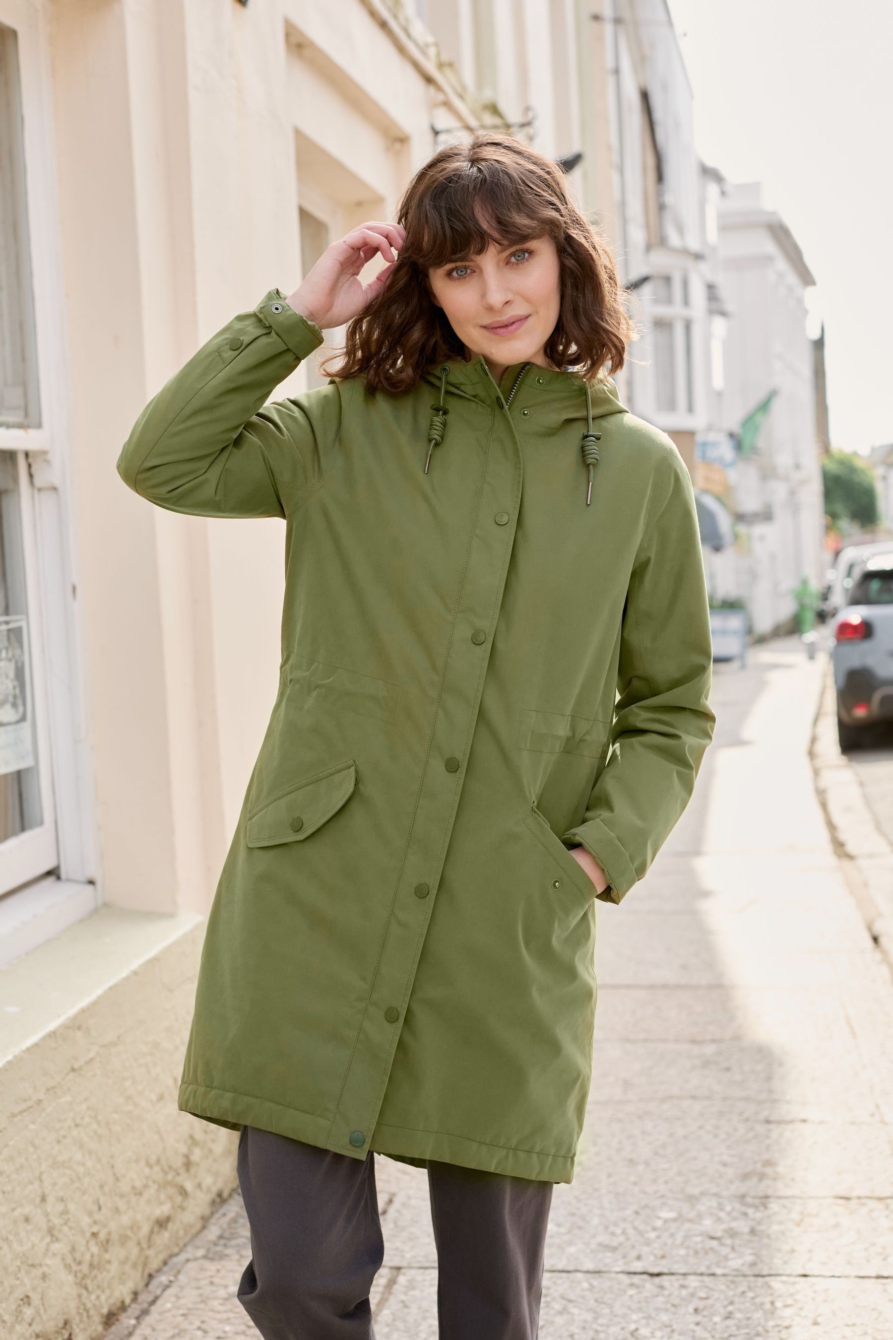 Seasalt green coat new arrivals
