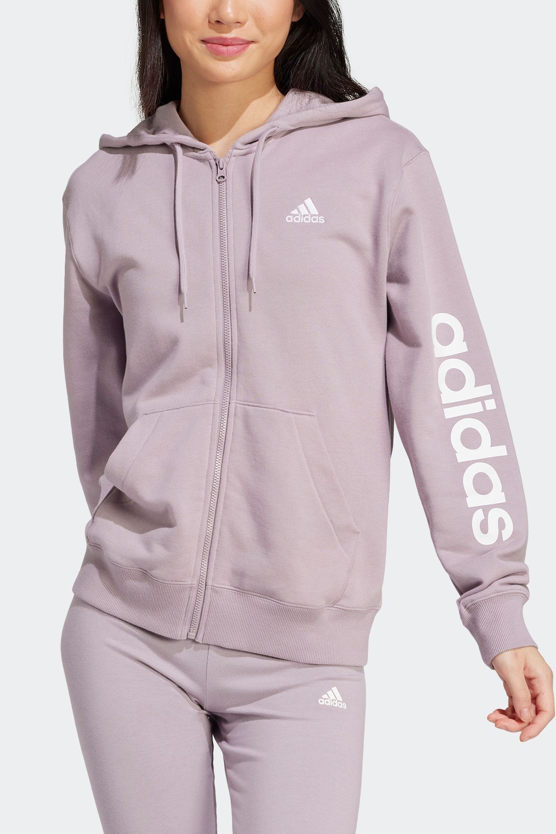 Adidas fitted hoodie top