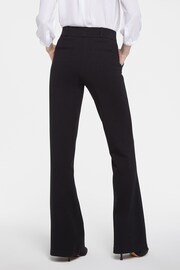 NYDJ Black Pull On Flare Leg Ponte Jersey Trousers - Image 4 of 5