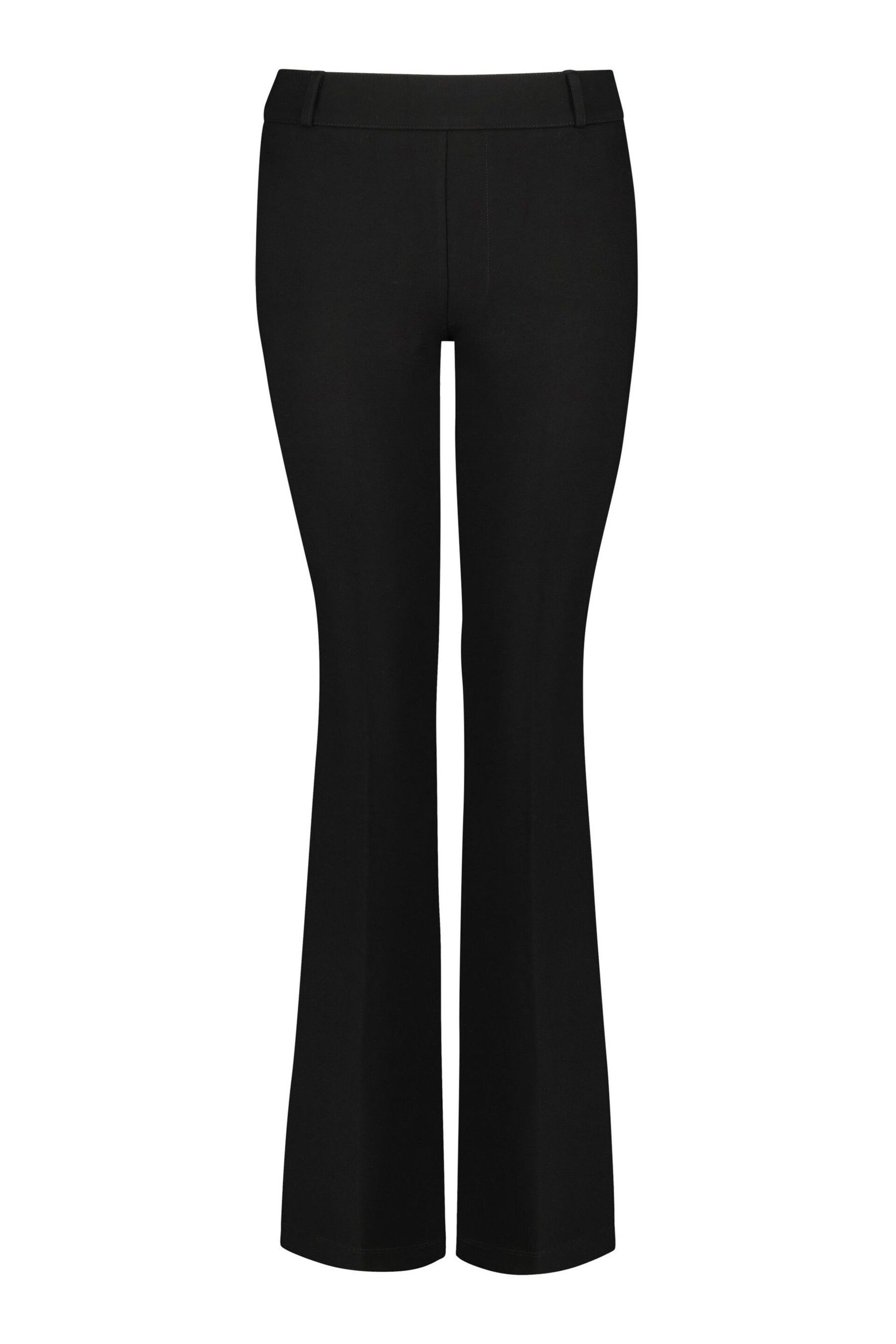 NYDJ Black Pull On Flare Leg Ponte Jersey Trousers - Image 5 of 5