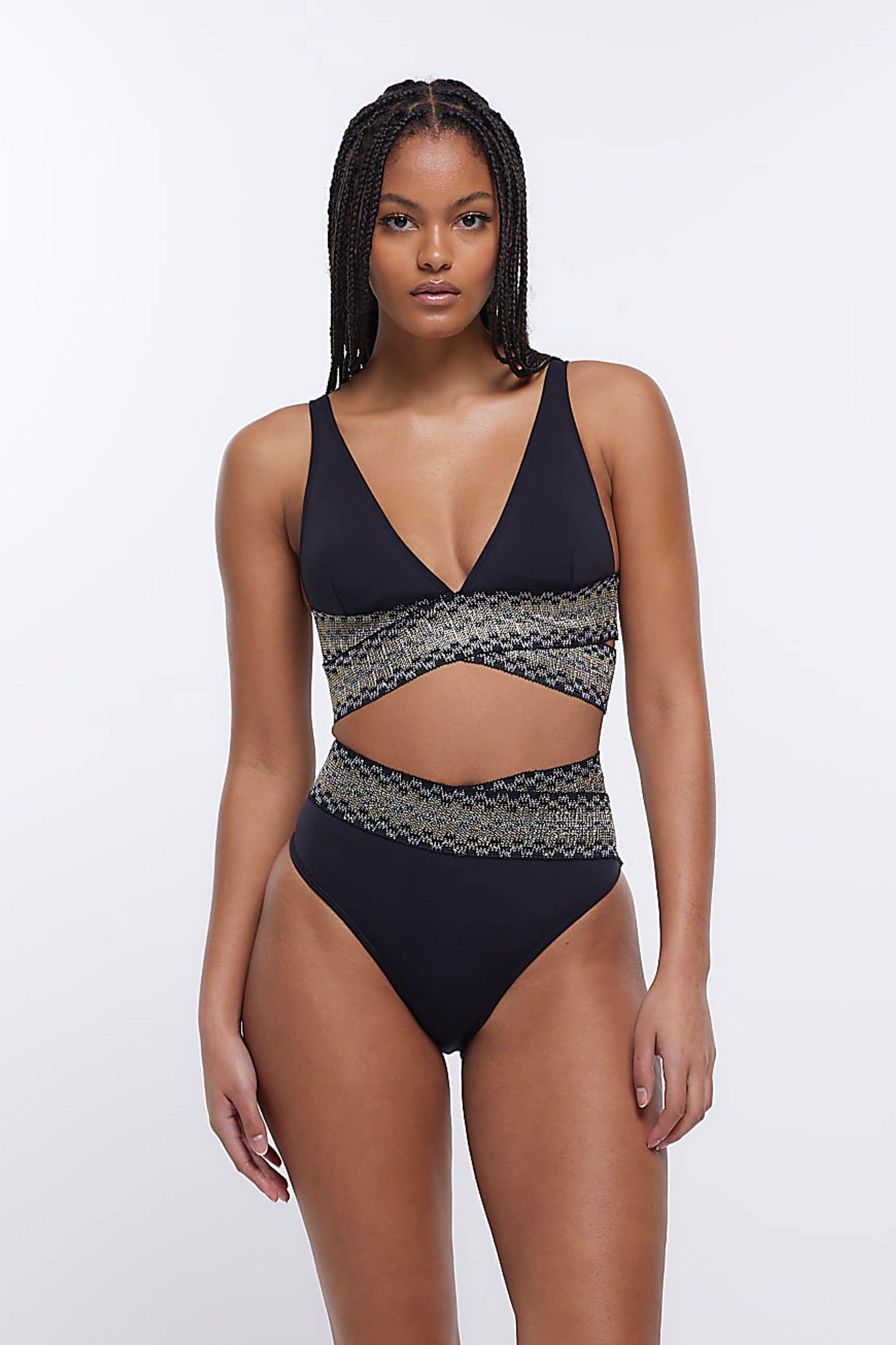 River island high waisted bikini hotsell