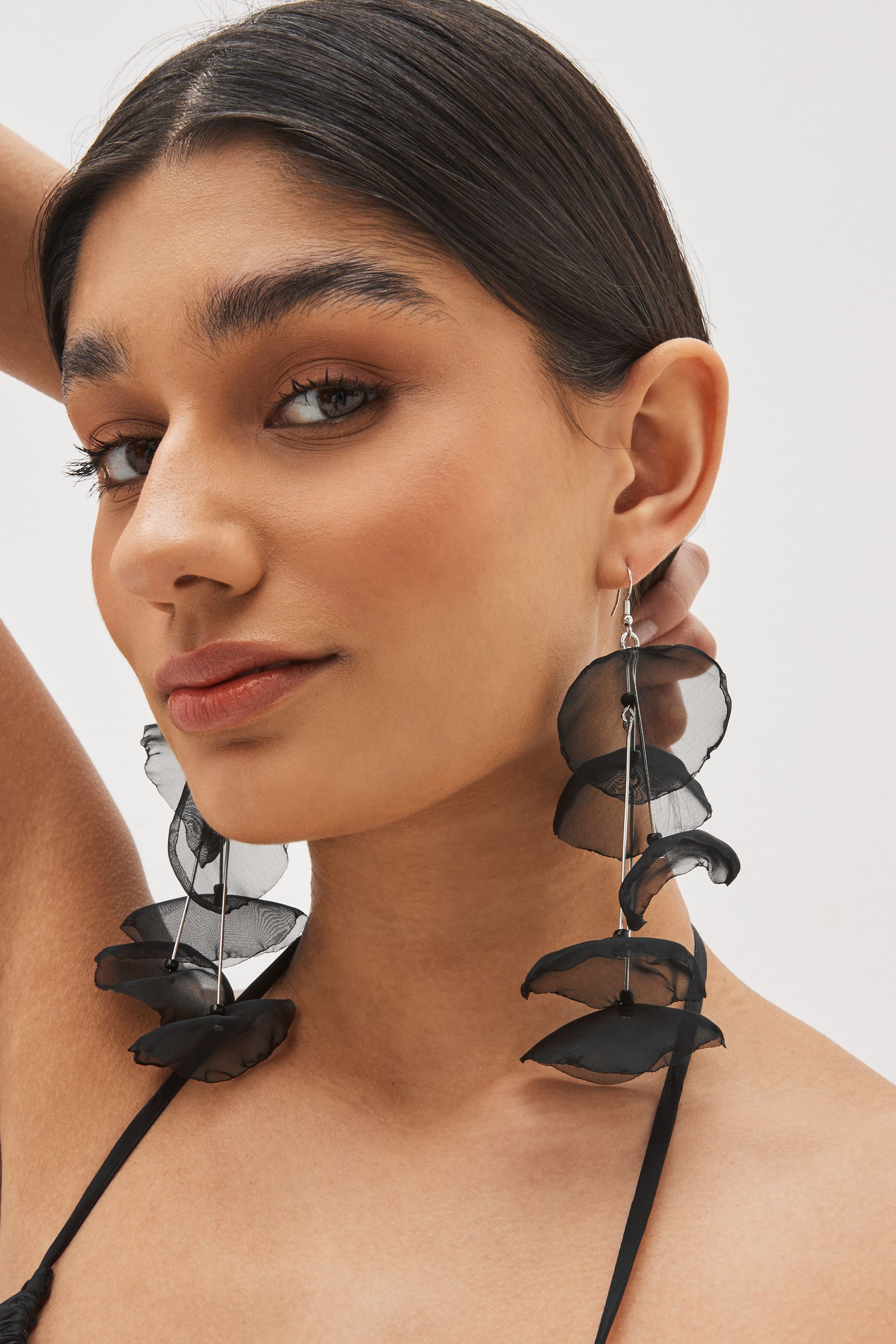 Next black earrings hotsell