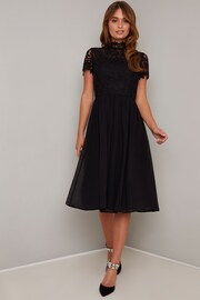Chi Chi London Black Bronte Dress - Image 1 of 4