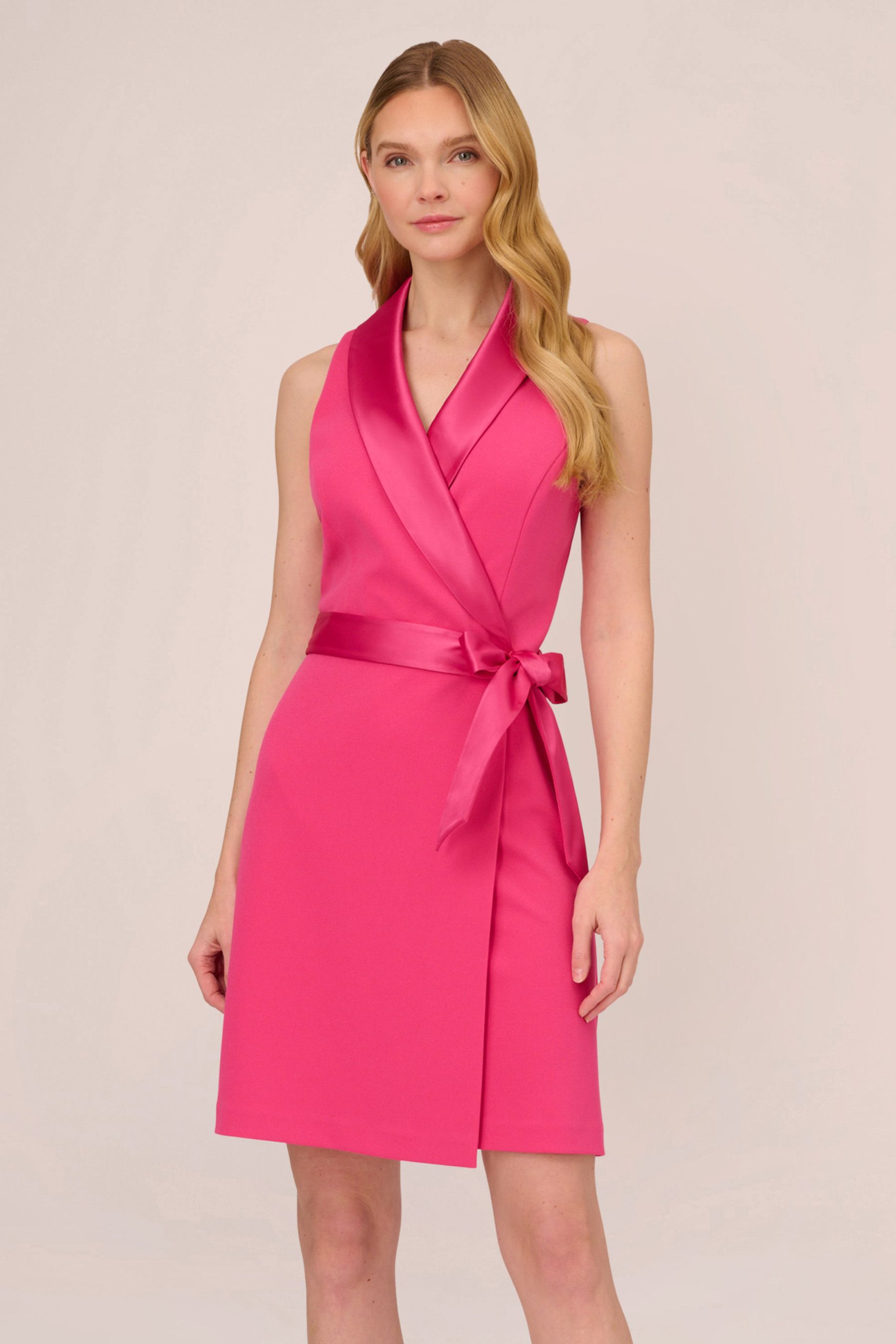 Wrap tuxedo dress on sale