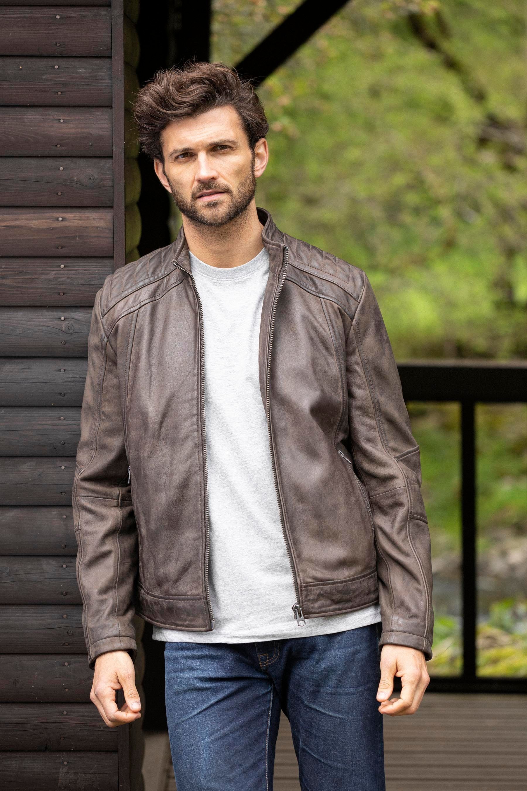 Buy Lakeland Leather Clifton Leather Jacket from Next Luxembourg