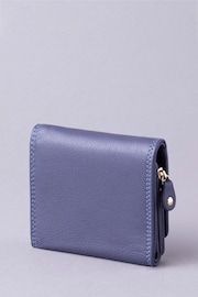 Lakeland Leather Purple Small Leather Flapover Purse - Image 2 of 5