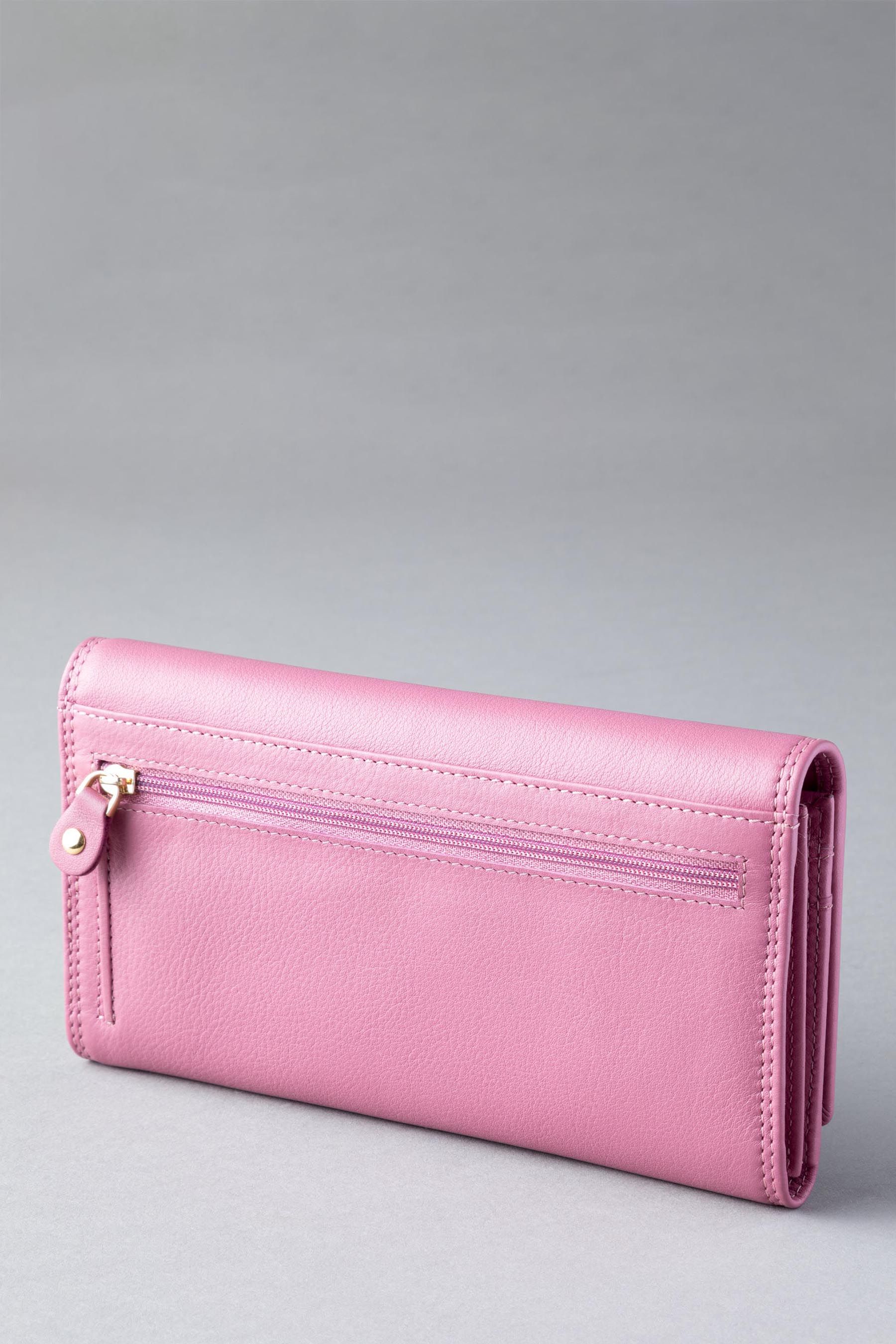 Buy Lakeland Leather Mauve Pink Large Purse from the Next UK online shop
