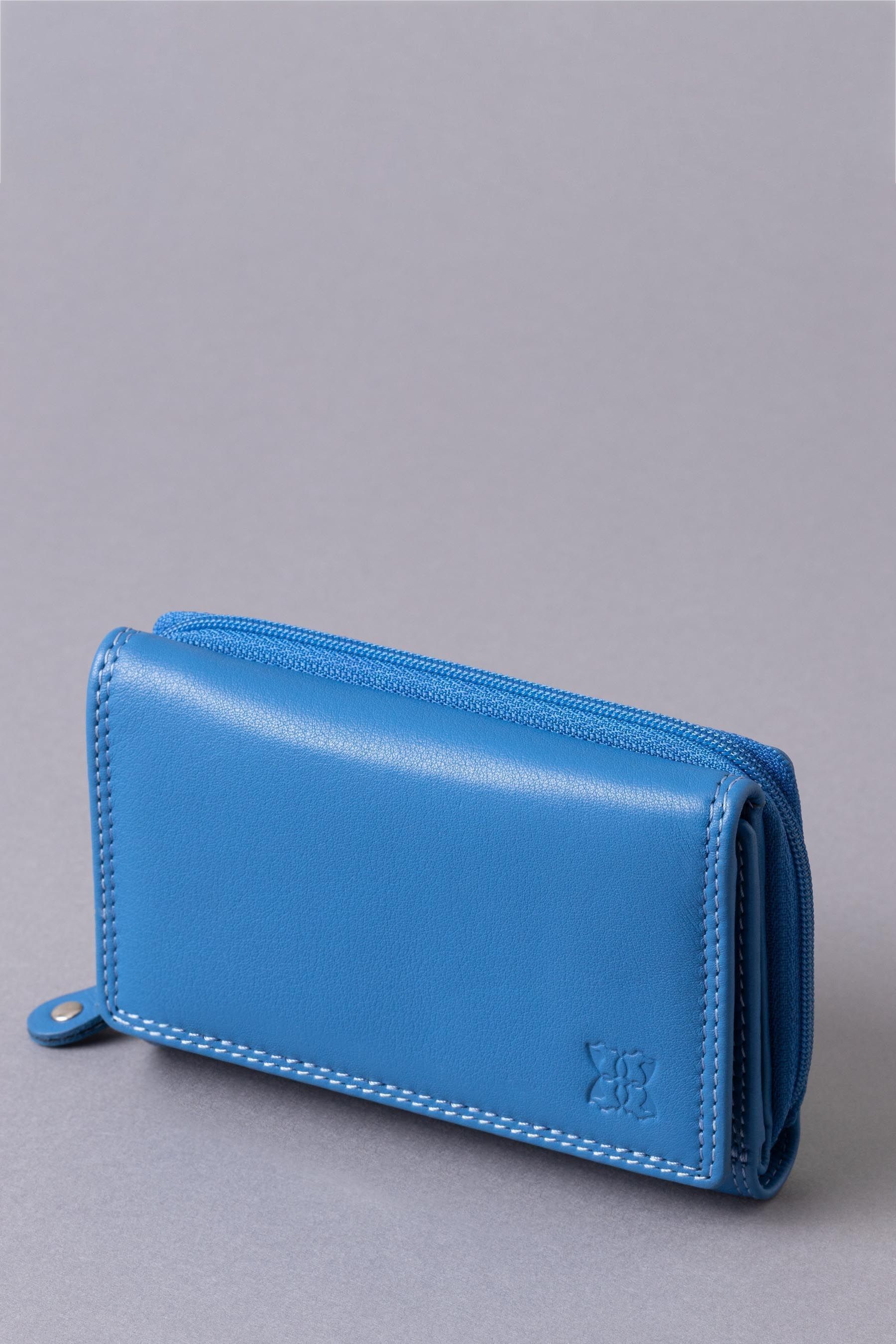 Buy Lakeland Leather Blue Small Leather Purse from the Next UK online shop