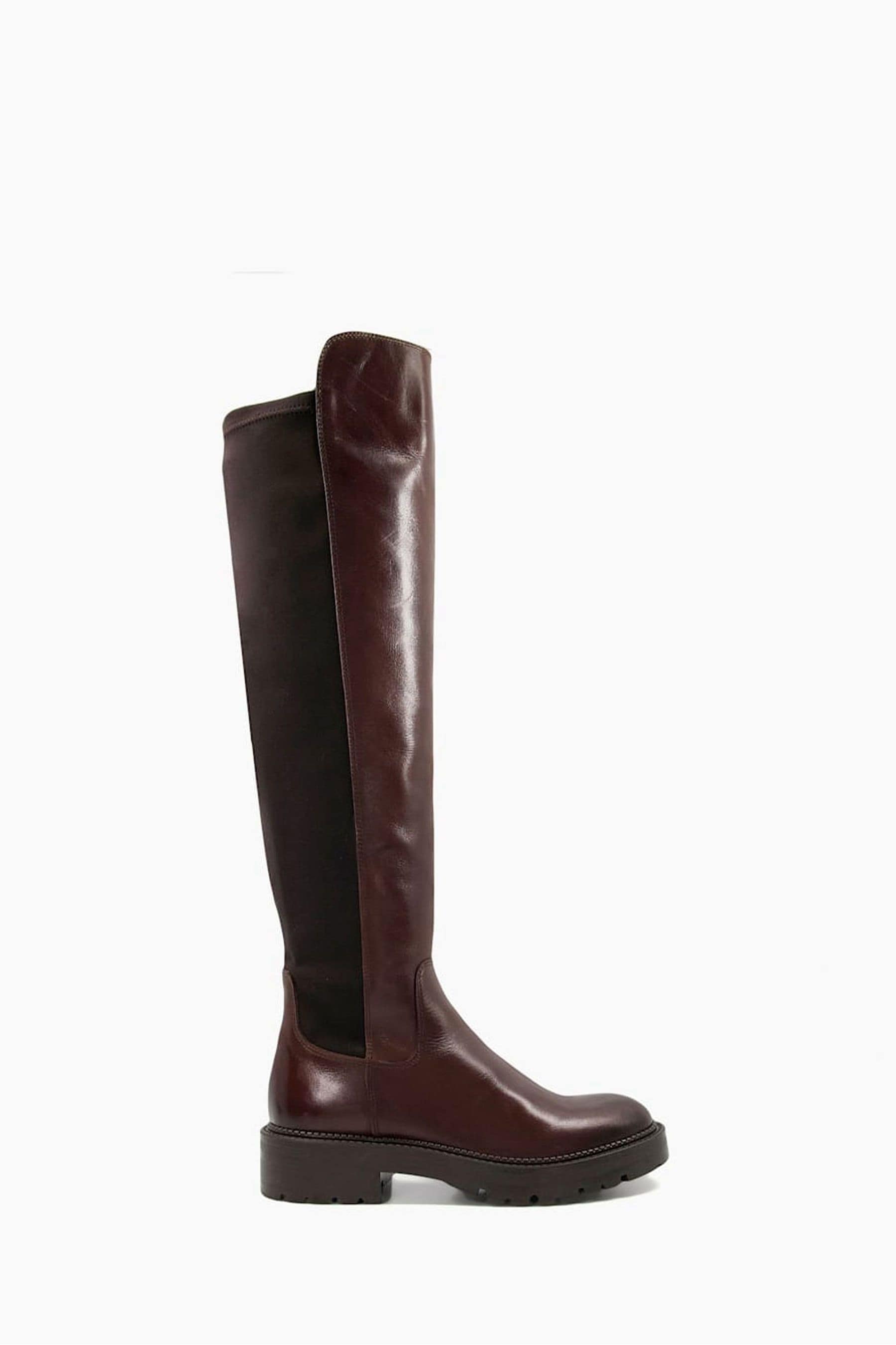 Buy Dune London Tella Cleated Stretch Boots from Next Luxembourg