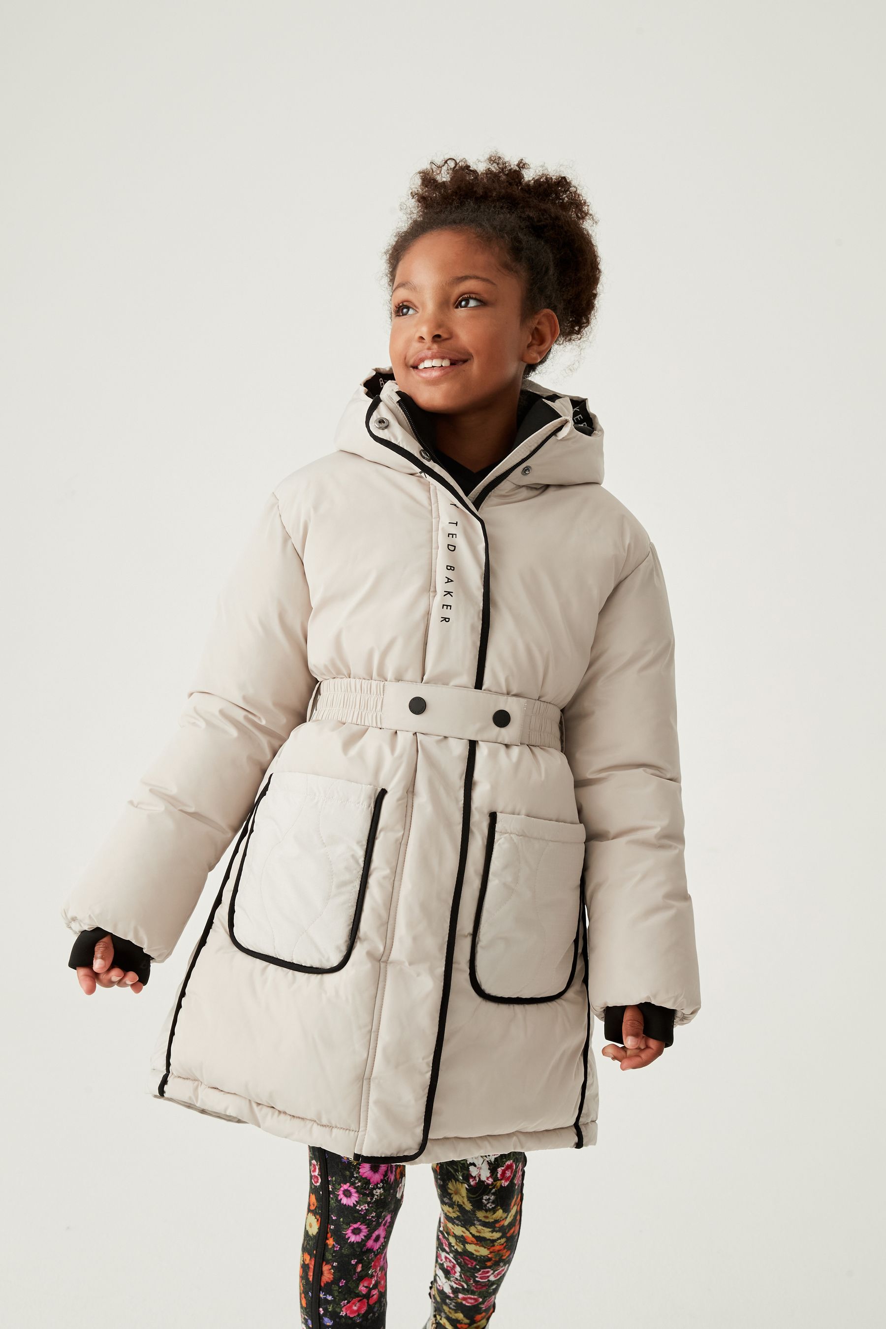 Ted baker cream coat on sale
