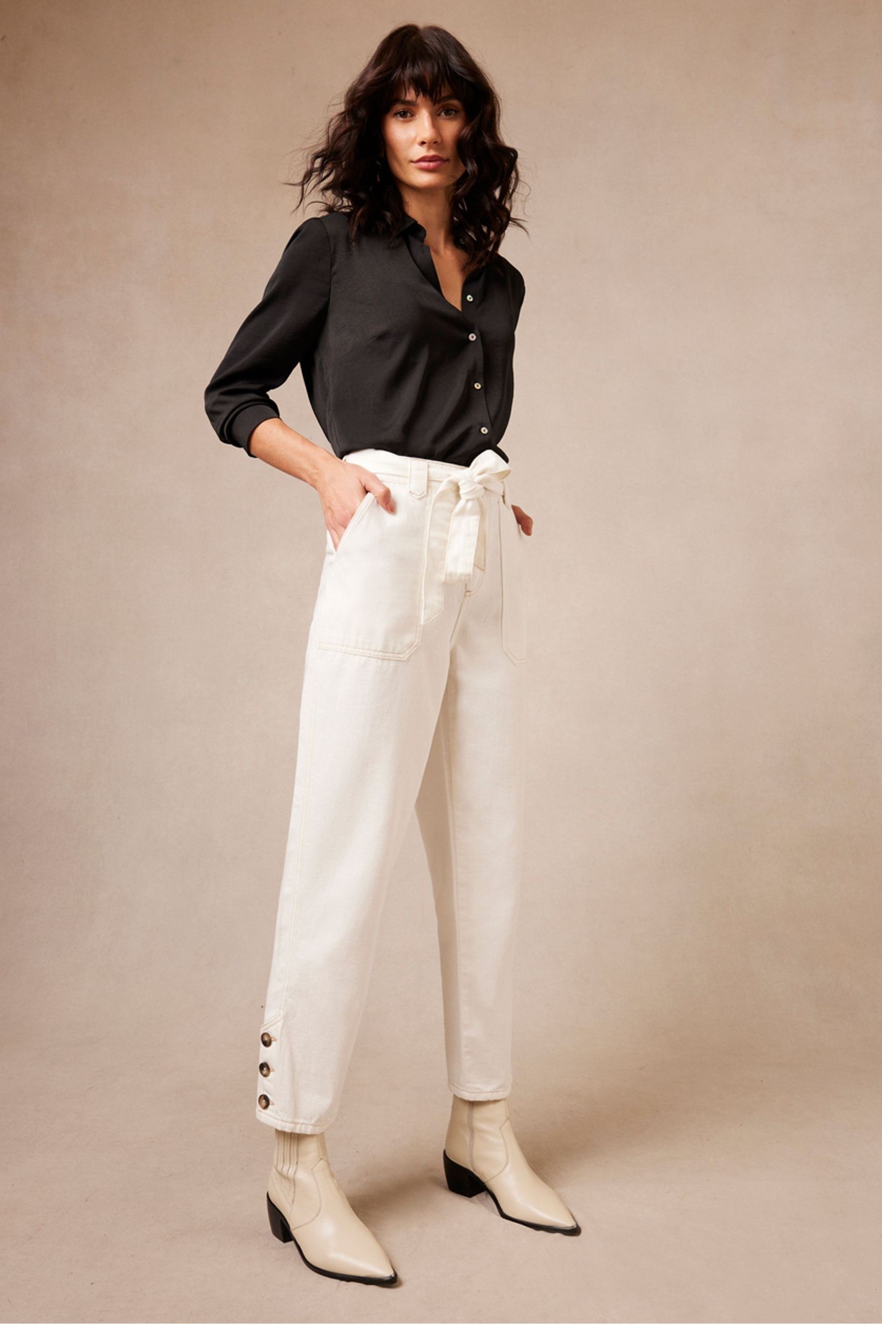 Mint velvet paperbag trousers outlet