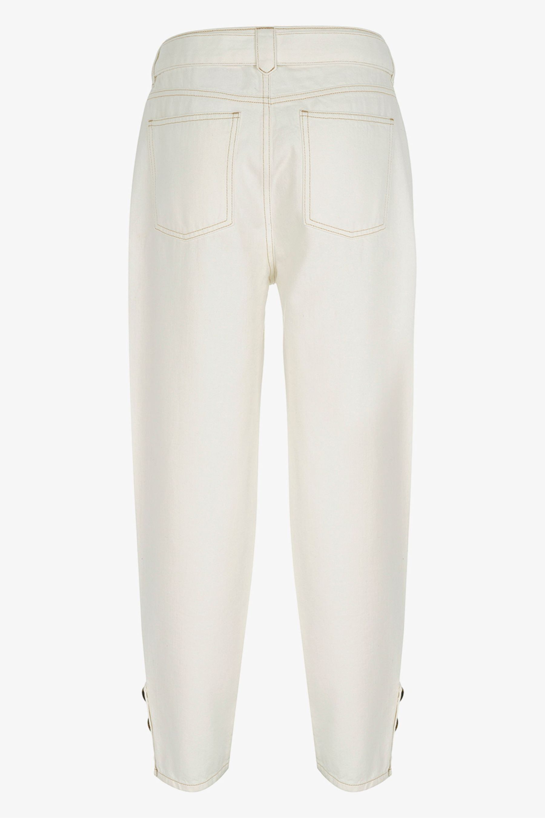 Buy Mint Velvet White Paperbag Trousers from Next Luxembourg
