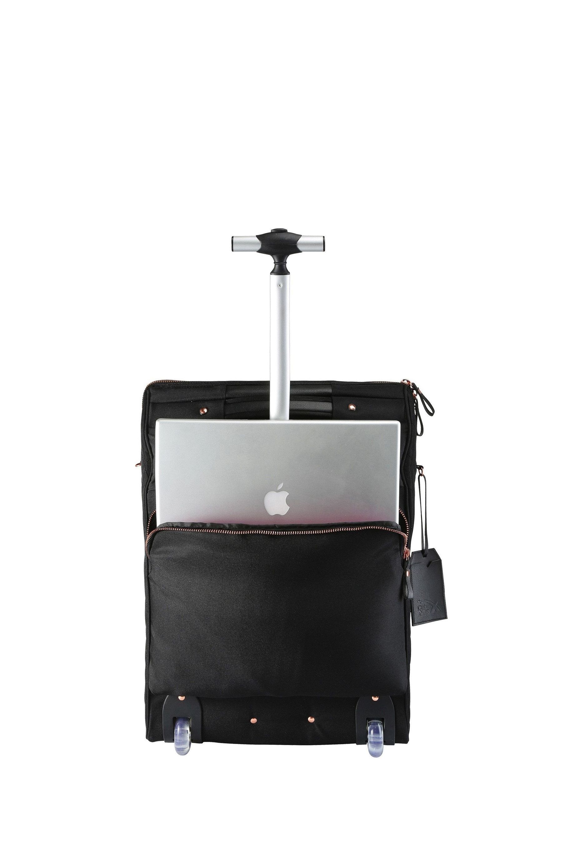 Carry on suitcase black deals