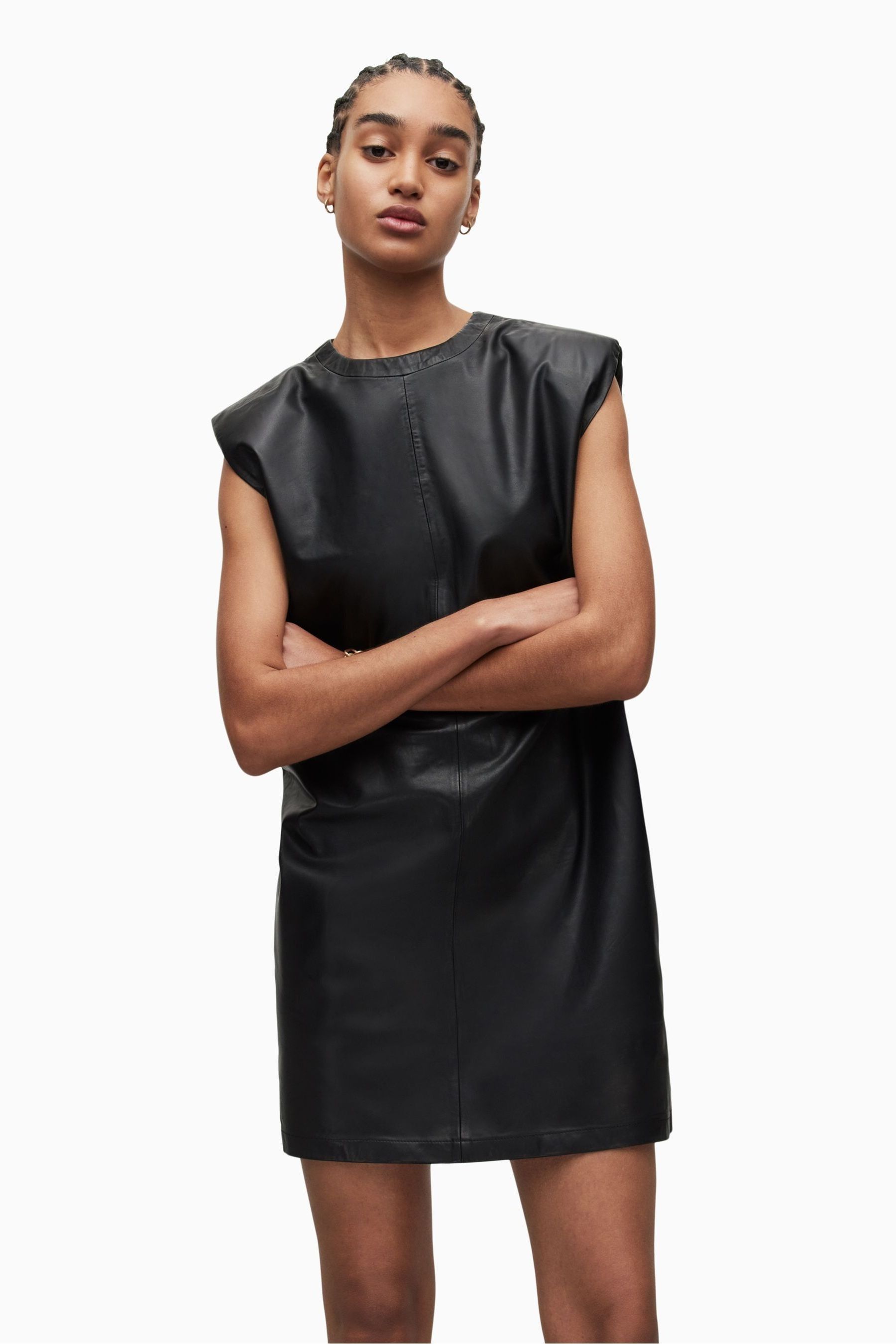 Leather tank dress on sale