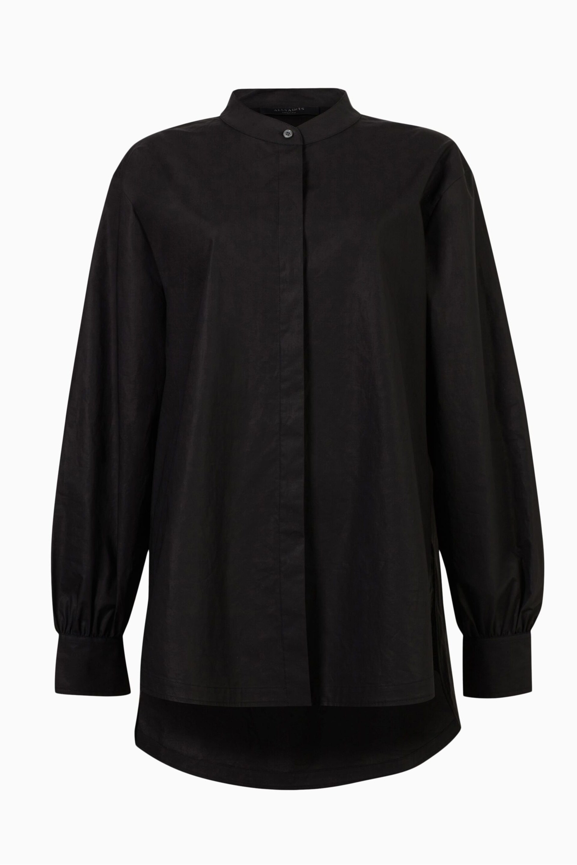 AllSaints Black Marcie Shirt - Image 7 of 7