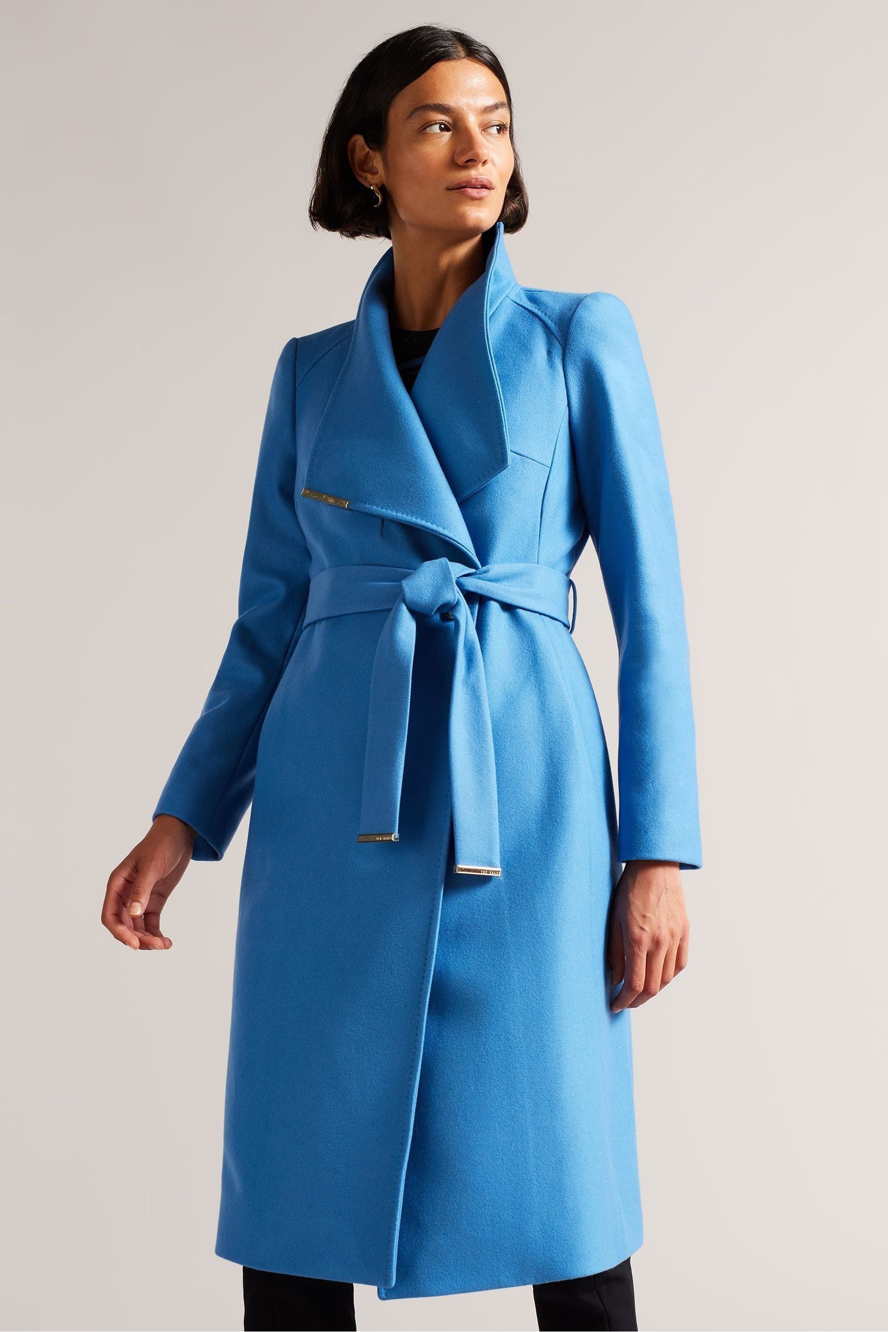 Ted baker wool wrap coat sale online