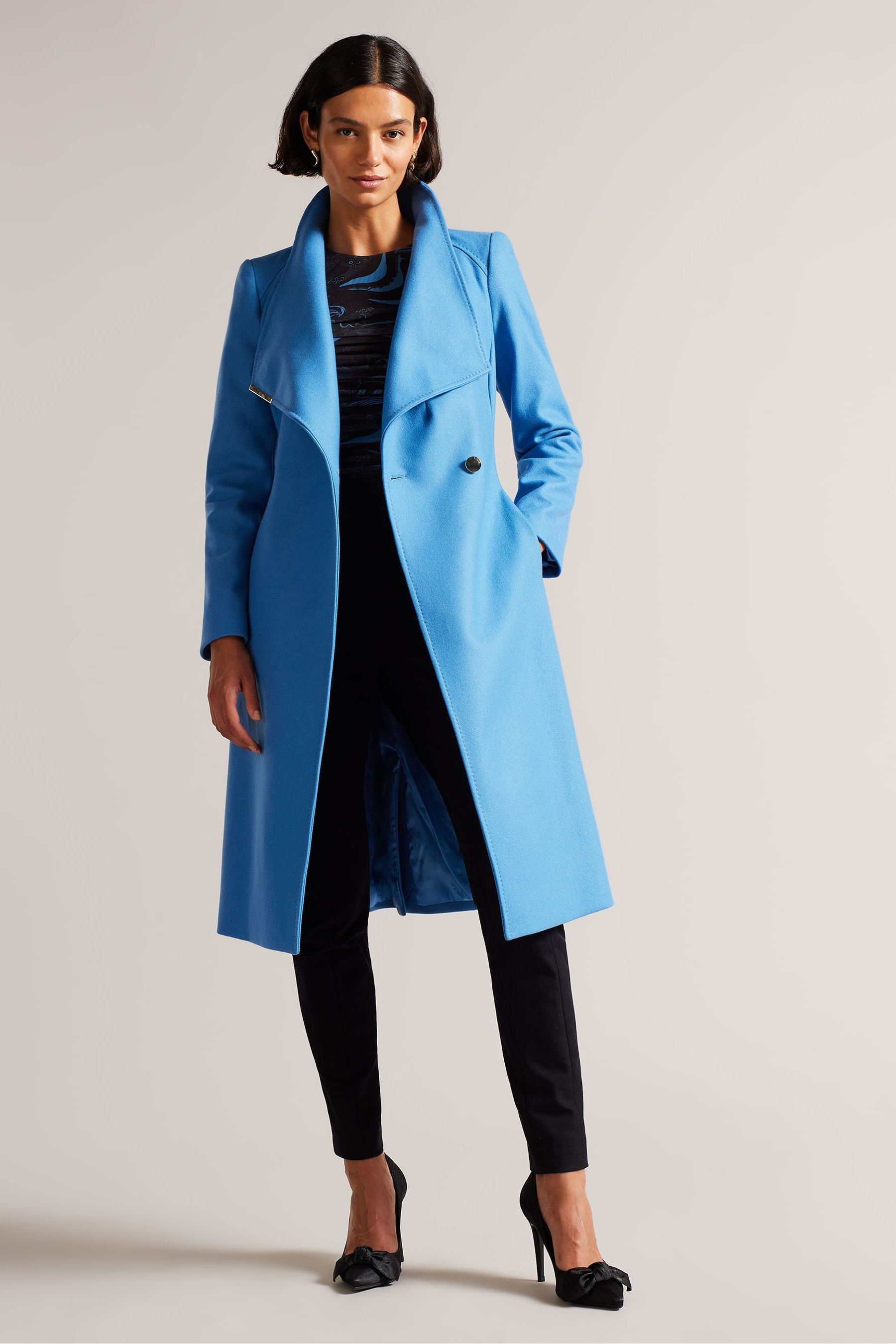 Ted baker electric blue coat 2025