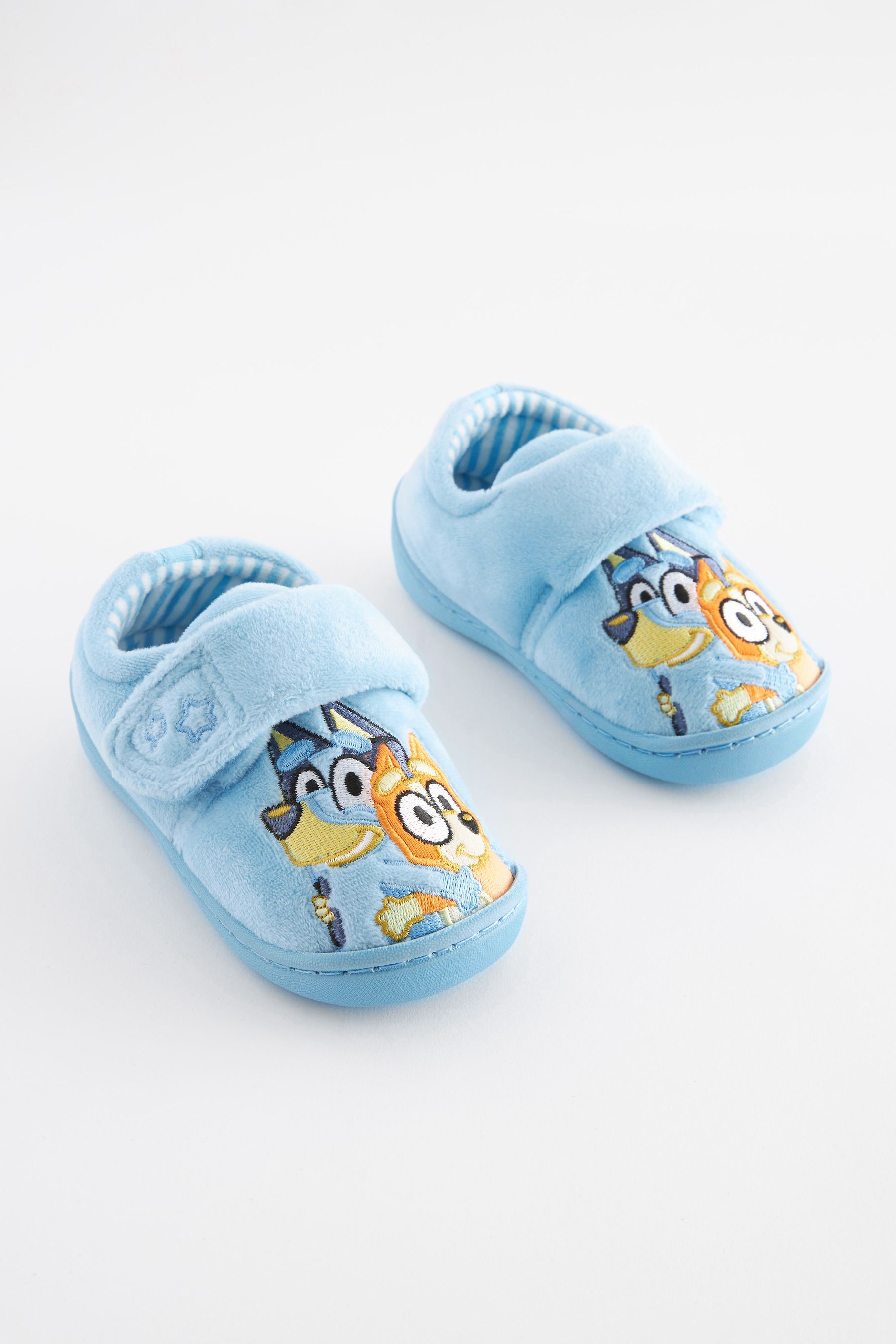 Buy Bluey Blue Cupsole Slippers from Next Germany